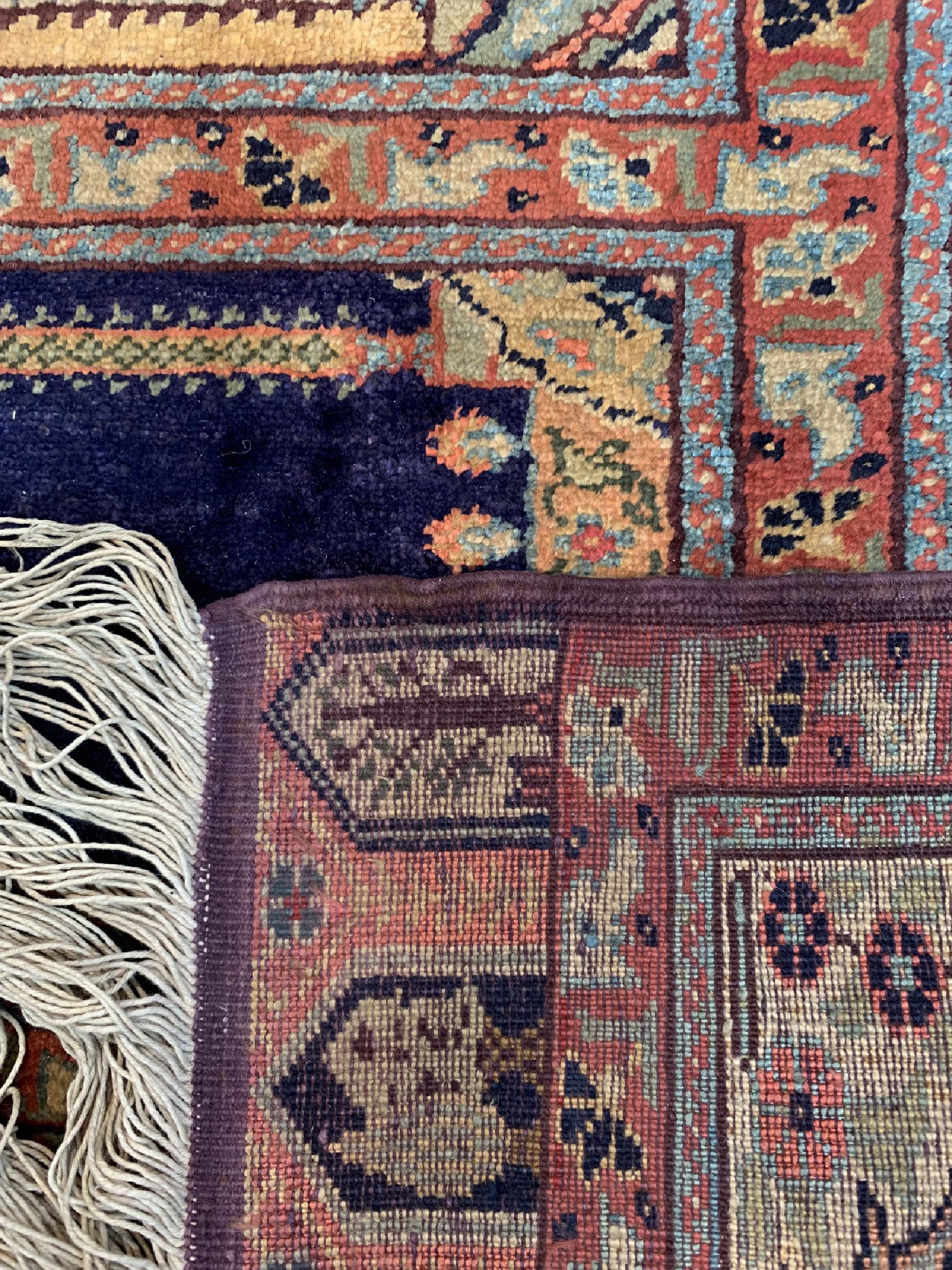 Detail d: Kayseri Saf Flosch, Türkei, um 1940/1950, Baumwolle, ca. 300 x 105 cm, EHZ: 2