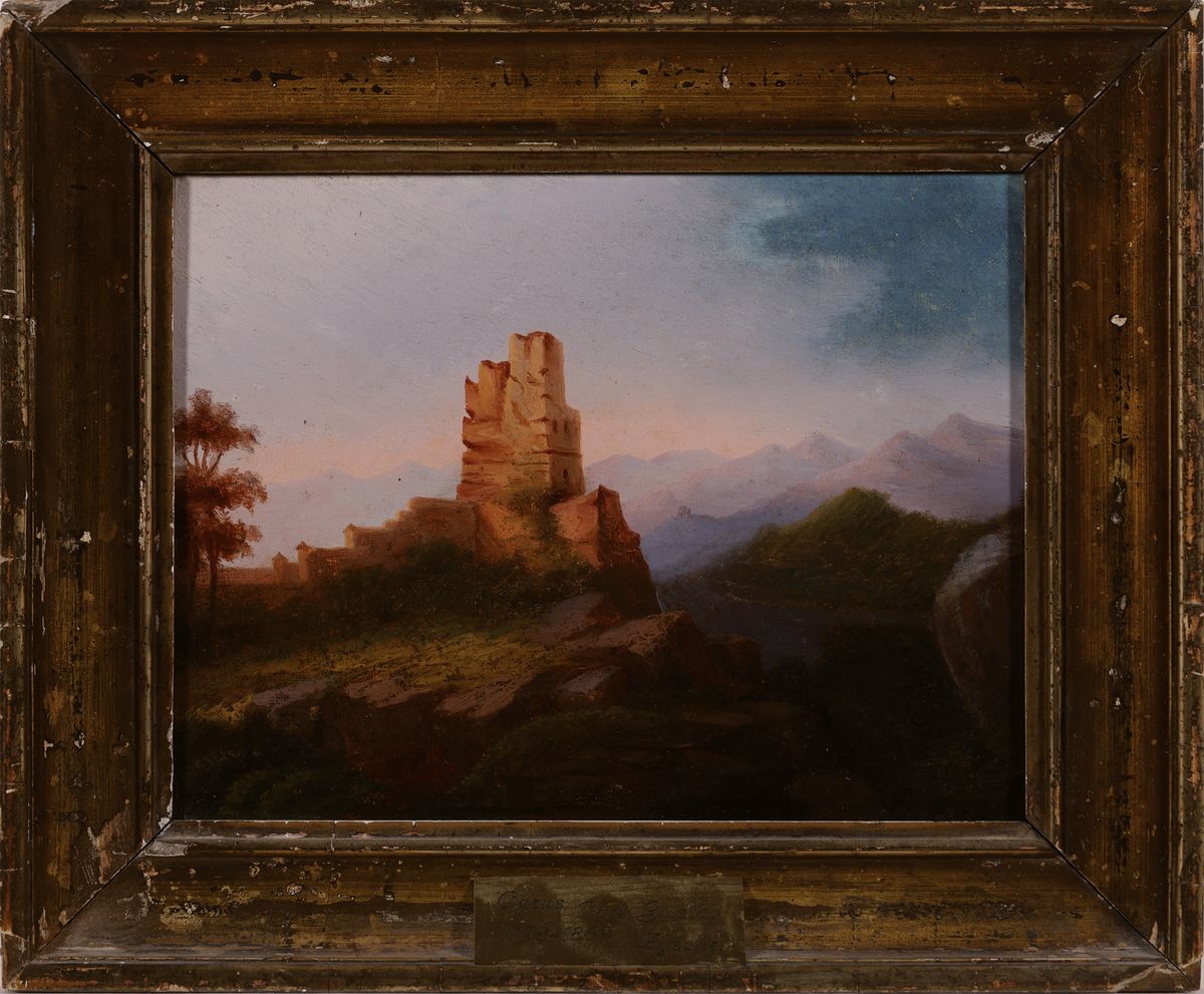 Detail k: Zuschreibung: Carl Gustav Carus, 1789 Leipzig-1869 Dresden, studierte Medizin, Naturwissenschaften und Philosophie, autodidaktisches Studium der ...