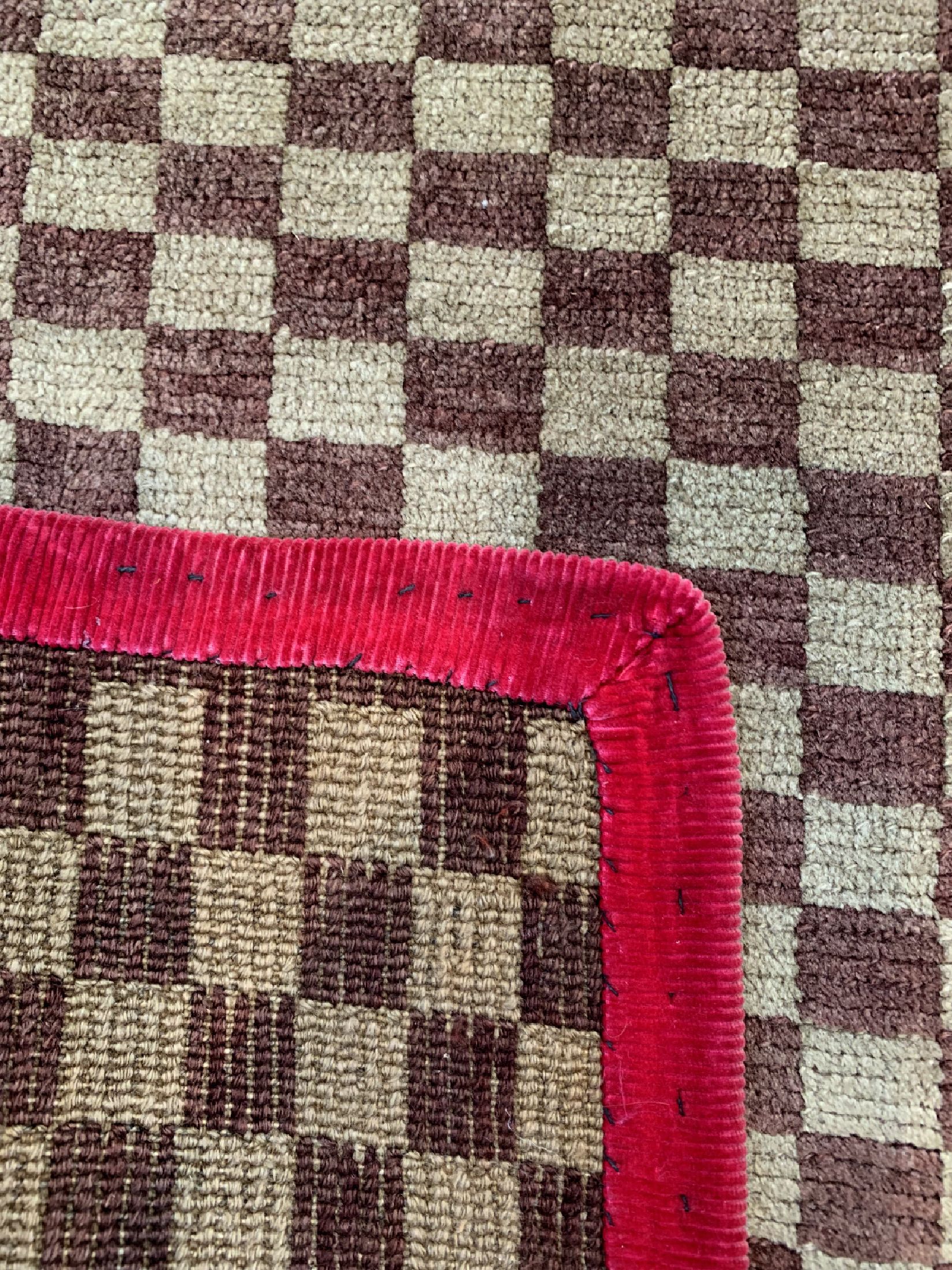 Detail c: Tibet antik, um 1900, Wolle auf Baumwolle, ca. 155 x 88 cm, EHZ: 3