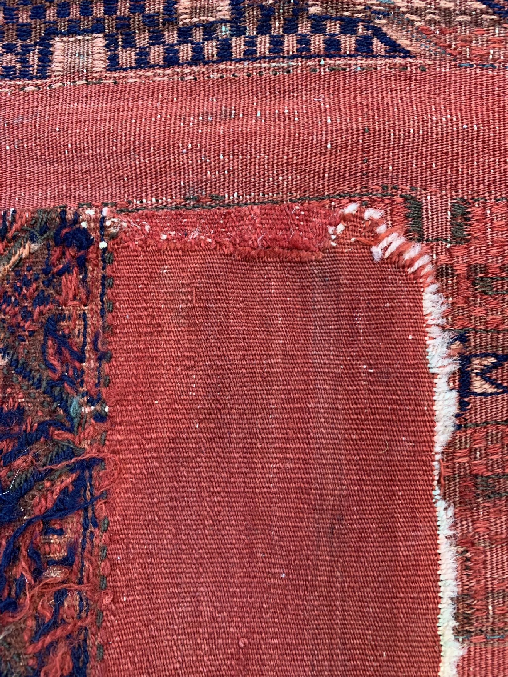 Detail d: Antiker Bergama Kelim, Türkei, 19.Jhd, Wolle auf Wolle, ca. 200 x 155 cm, EHZ: 4