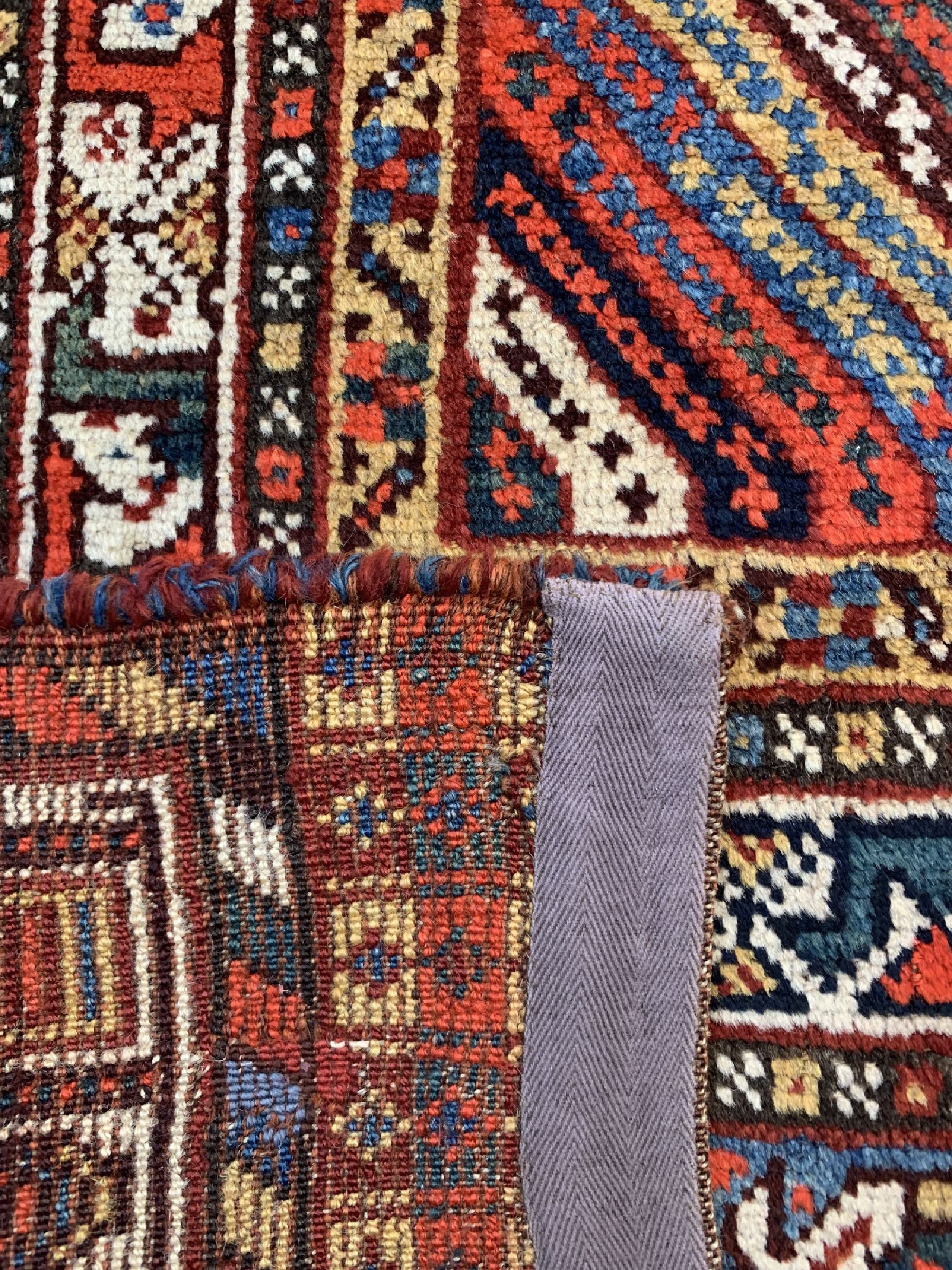 Detail e: Ghaschgai antik, Persien, um 1920, Wolle auf Wolle, ca. 280 x 183 cm, EHZ: 2