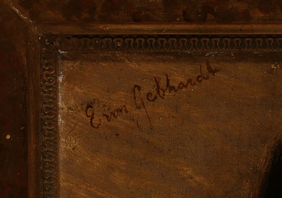 Detail a: Eduard von Gebhardt, 1838 Sankt Johannis in Estland-1925 Düsseldorf, deutscher Maler und Prof. an der Düsseldorfer Akademie, hier: männlicher ...