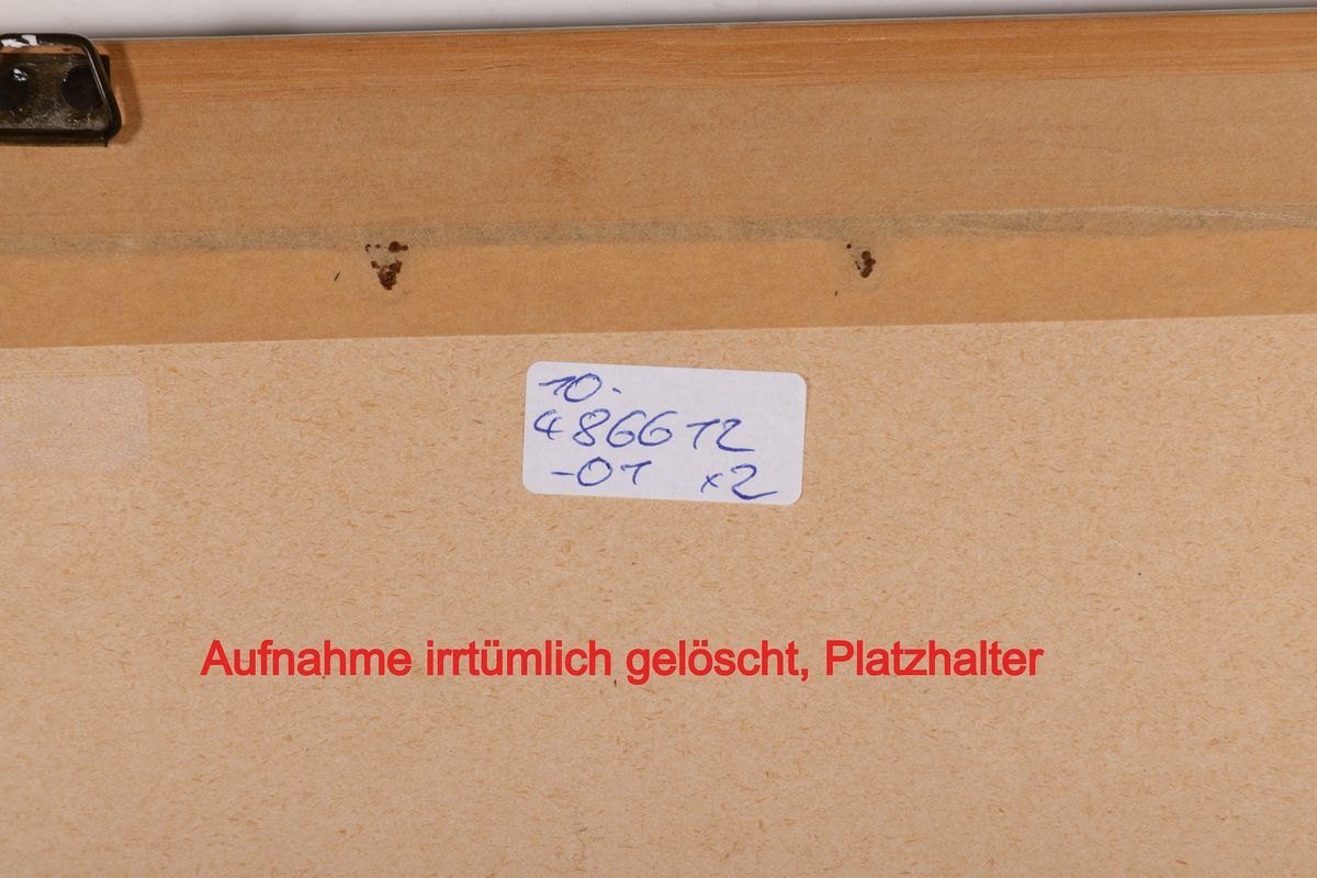 Detail a: Johannes Schopper, 1901 Fürth - 1992, Ausbildung an der Kunstschule Nürnberg, zwei Blumenstillleben, Aquarell auf Papier/Öl auf Lwd, je signiert ...