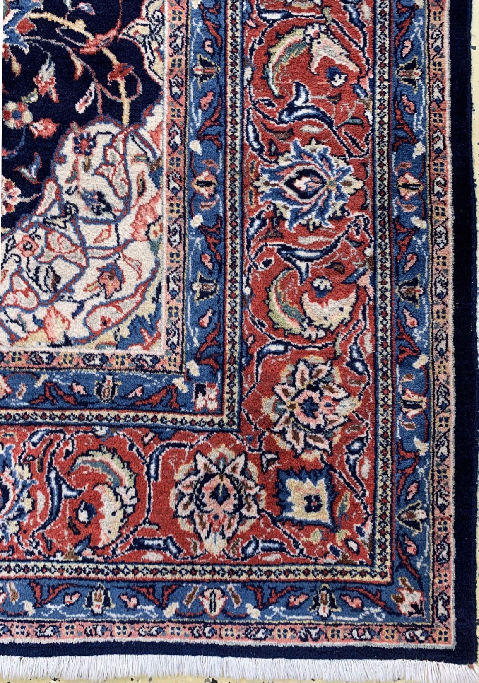 Detail a: Sarogh alt, Persien, ca. 50 Jahre, Wolle auf Baumwolle, ca. 345 x 230 cm, EHZ: 2