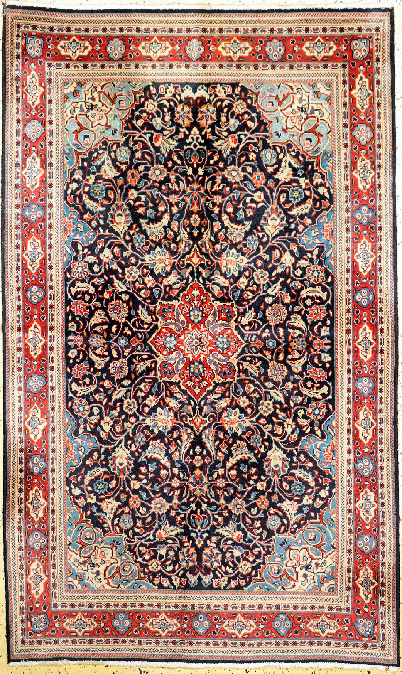 Sarogh alt, Persien, ca. 50 Jahre, Wolle auf Baumwolle, ca. 210 x 128 cm, EHZ: 2