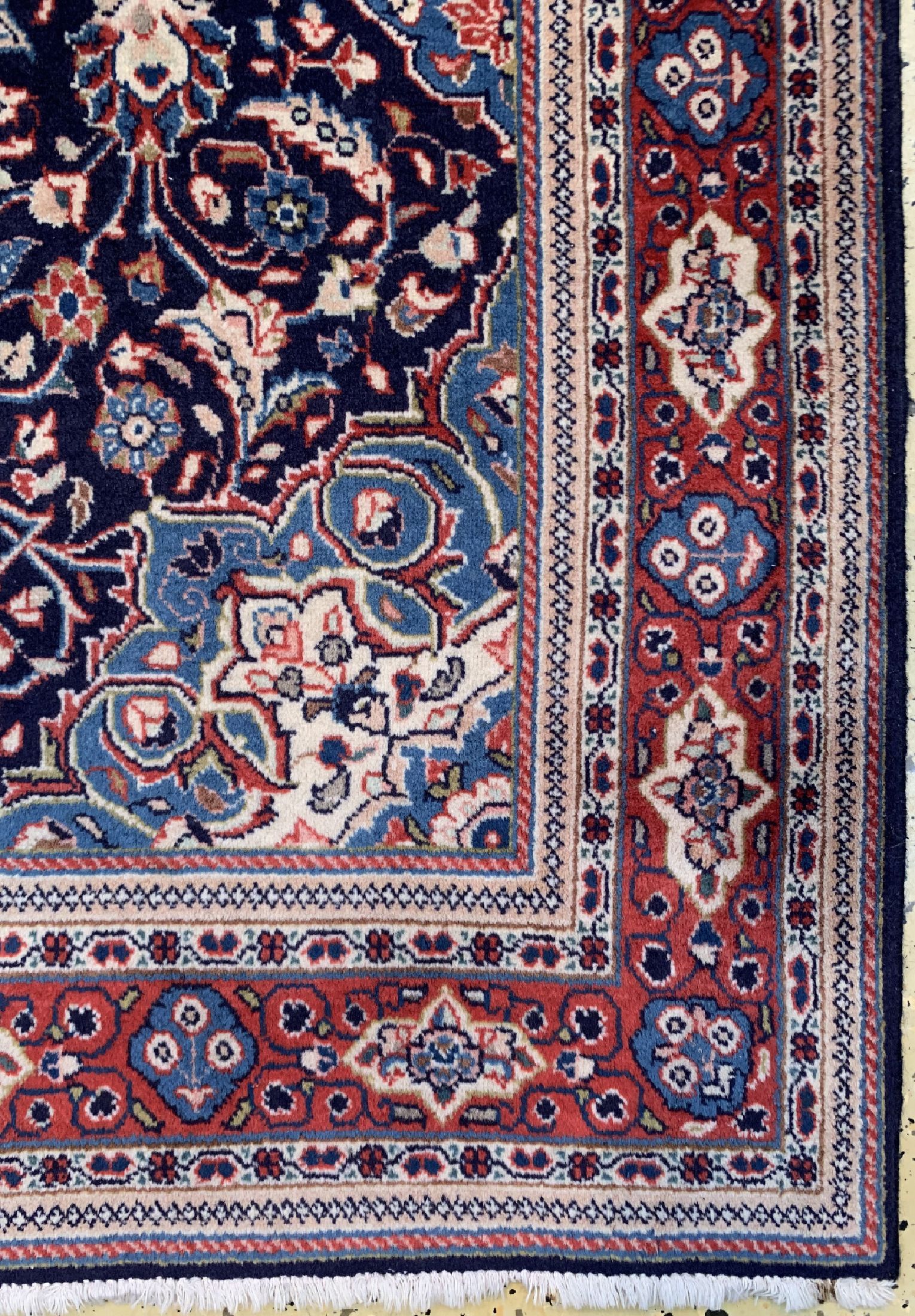 Detail a: Sarogh alt, Persien, ca. 50 Jahre, Wolle auf Baumwolle, ca. 210 x 128 cm, EHZ: 2