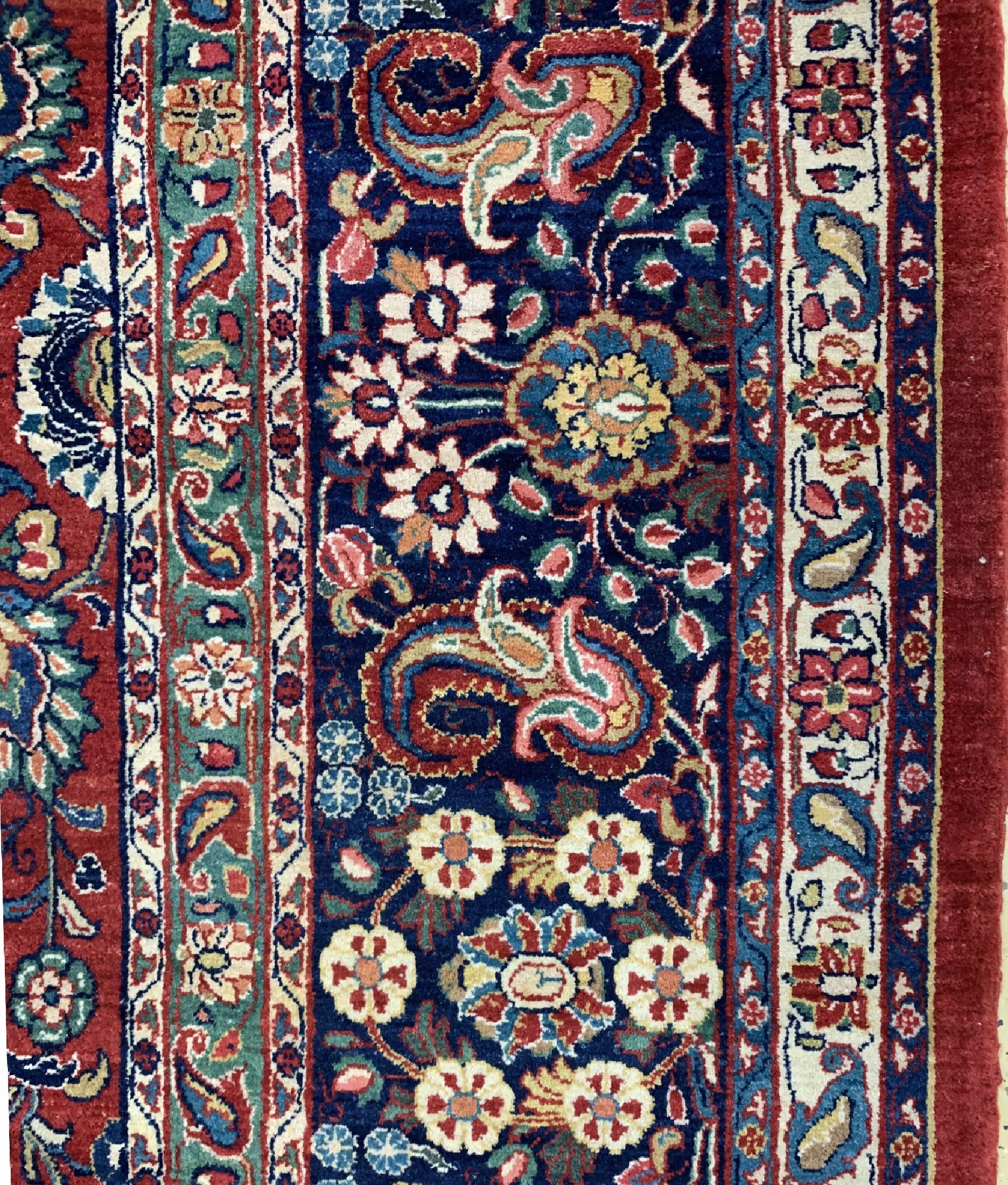 Detail a: Re-Import Sarogh alt, Persien, um 1930/1940, Wolle auf Baumwolle, ca. 460 x 365 cm, EHZ: 1-2