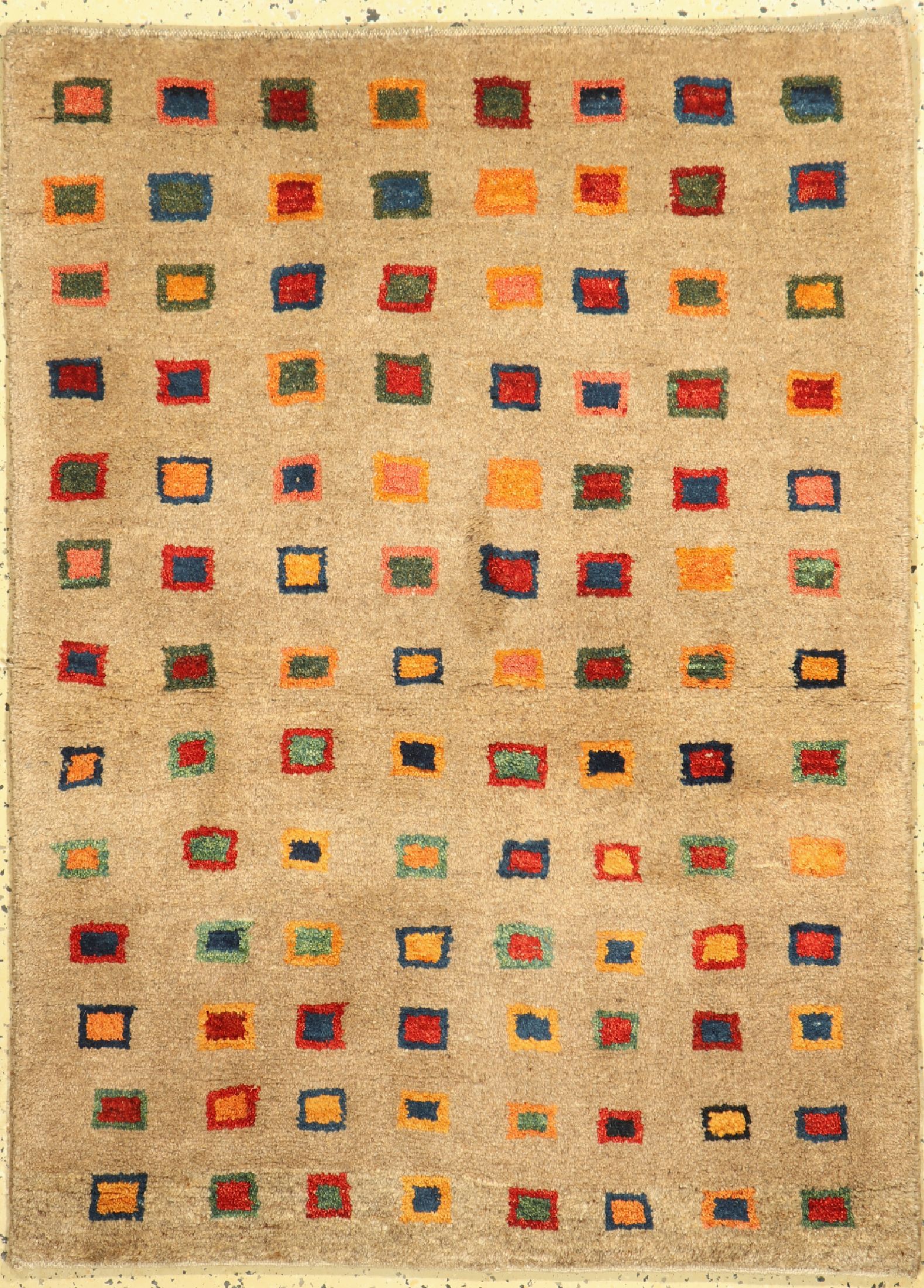 Gabbeh alt, Persien, ca. 50 Jahre, Wolle auf Wolle, ca. 140 x 103 cm, EHZ: 2