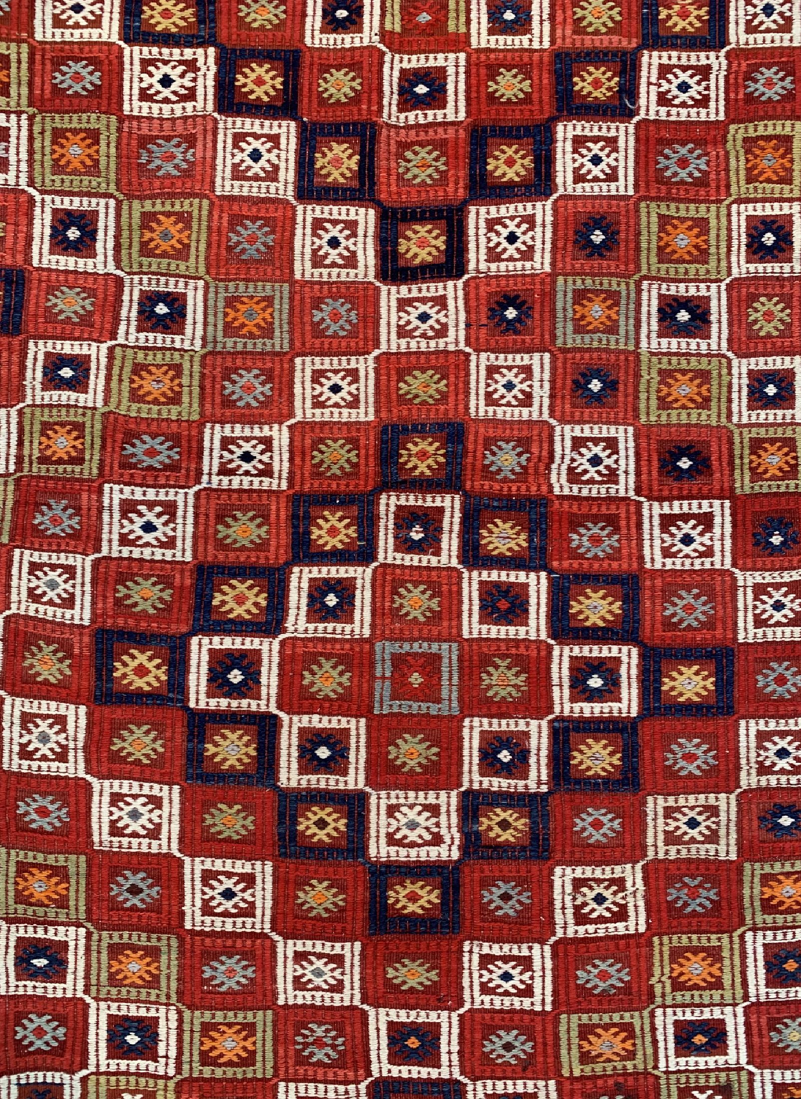 Detail c: Anatol Kelim, Türkei, um 1920/1930, Wolle auf Wolle, ca. 217 x 140 cm, EHZ: 4