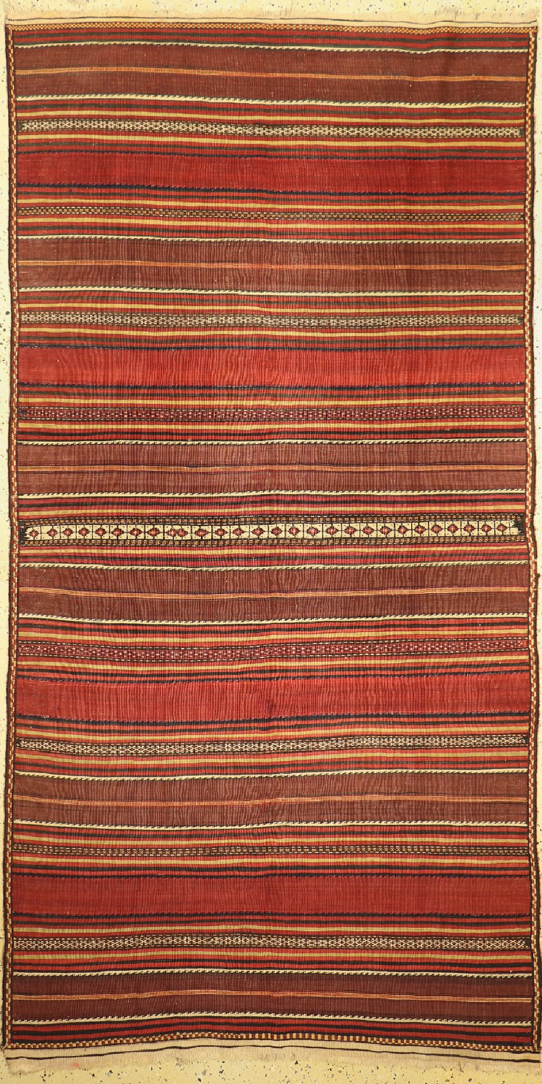 Kordi Kelim, Persien, um 1900, Wolle auf Wolle, ca. 300 x 152 cm, EHZ: 2