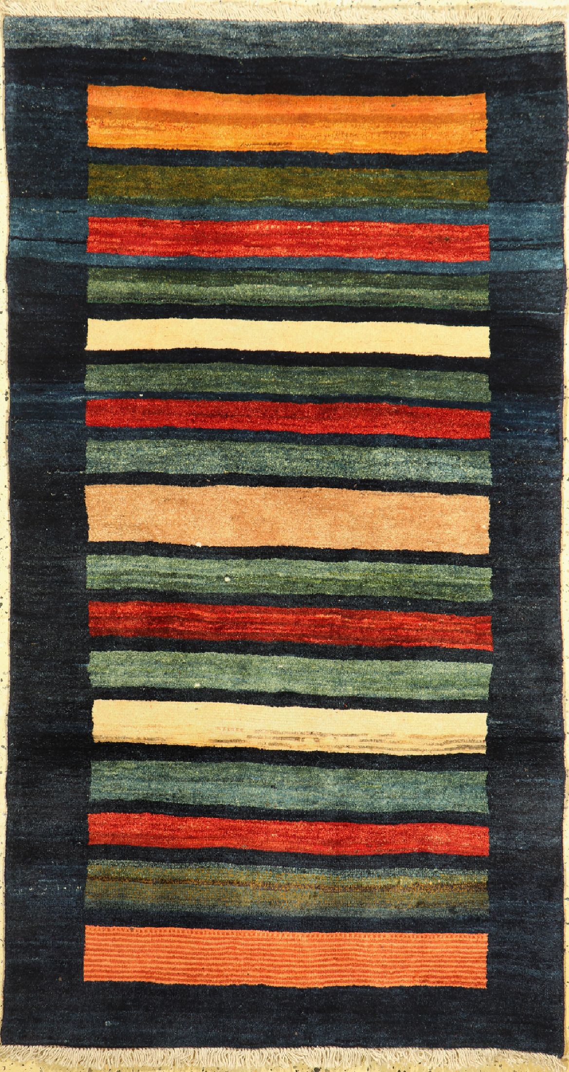 Gabbeh alt, Persien, ca. 30 Jahre, Wolle auf Wolle, ca. 190 x 100 cm, EHZ: 2