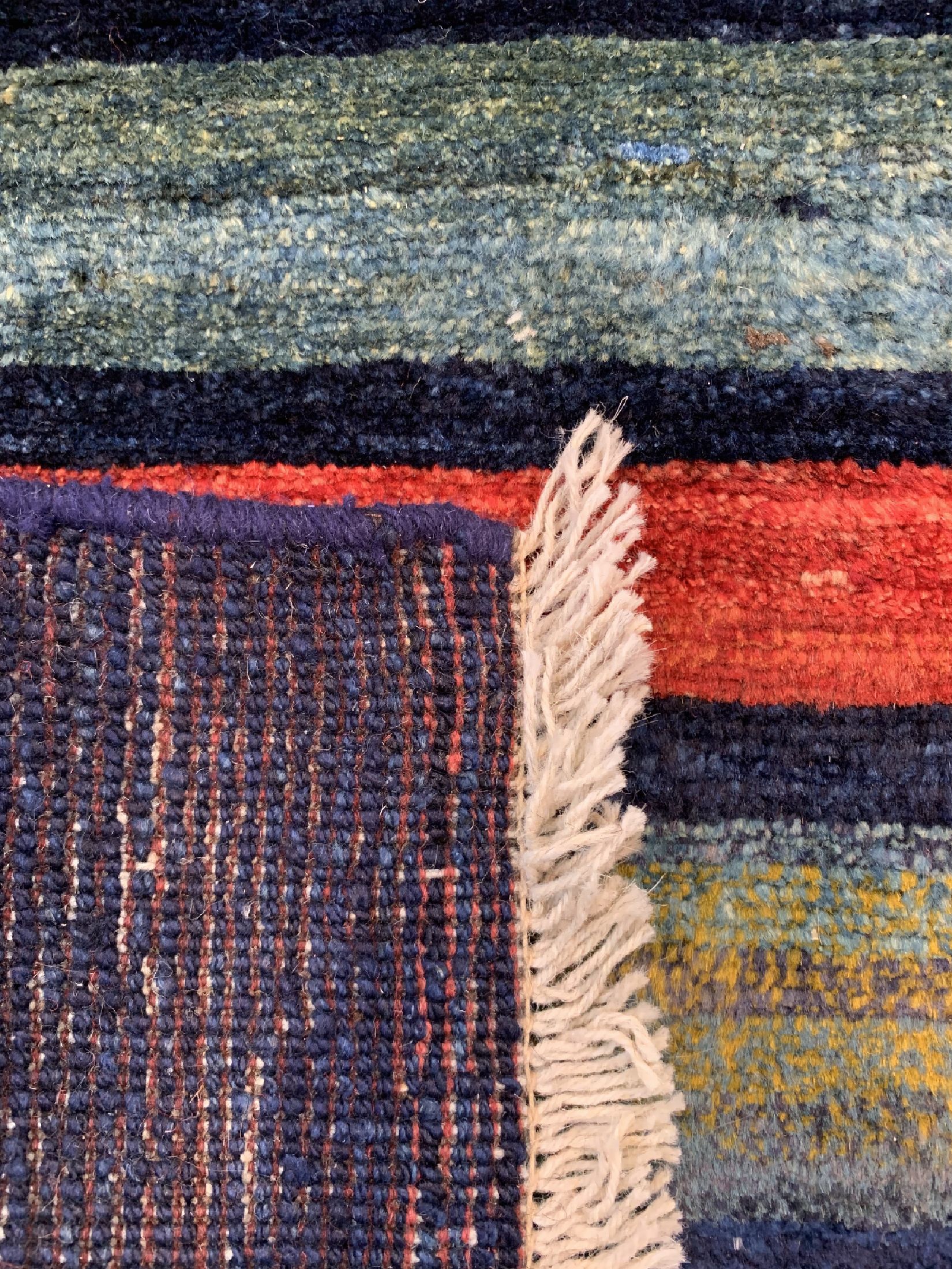 Detail c: Gabbeh alt, Persien, ca. 30 Jahre, Wolle auf Wolle, ca. 190 x 100 cm, EHZ: 2