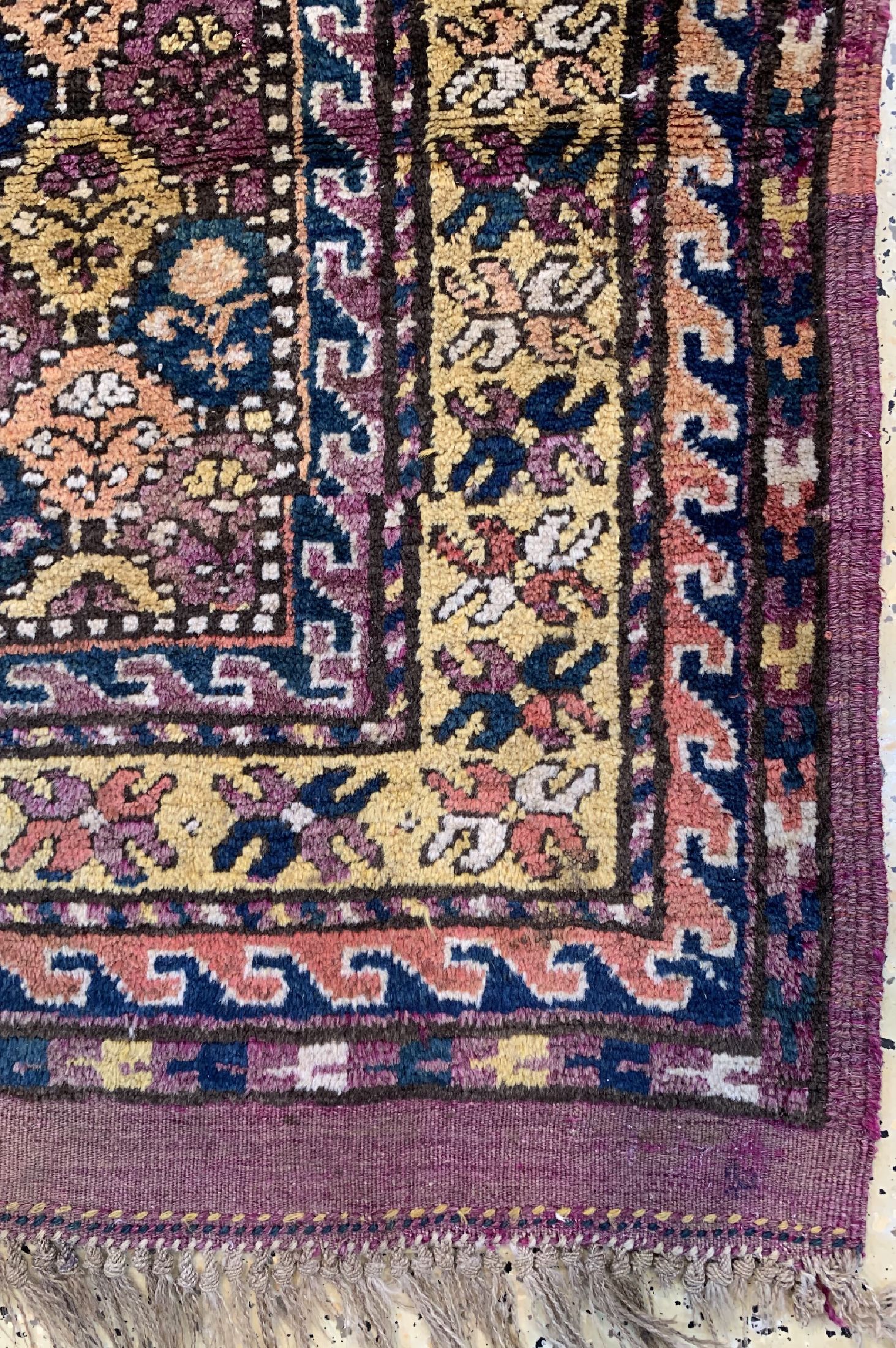 Detail a: Kordi Dorfteppich, Persien, um 1900, Wolle auf Wolle, ca. 250 x 133 cm, EHZ:4