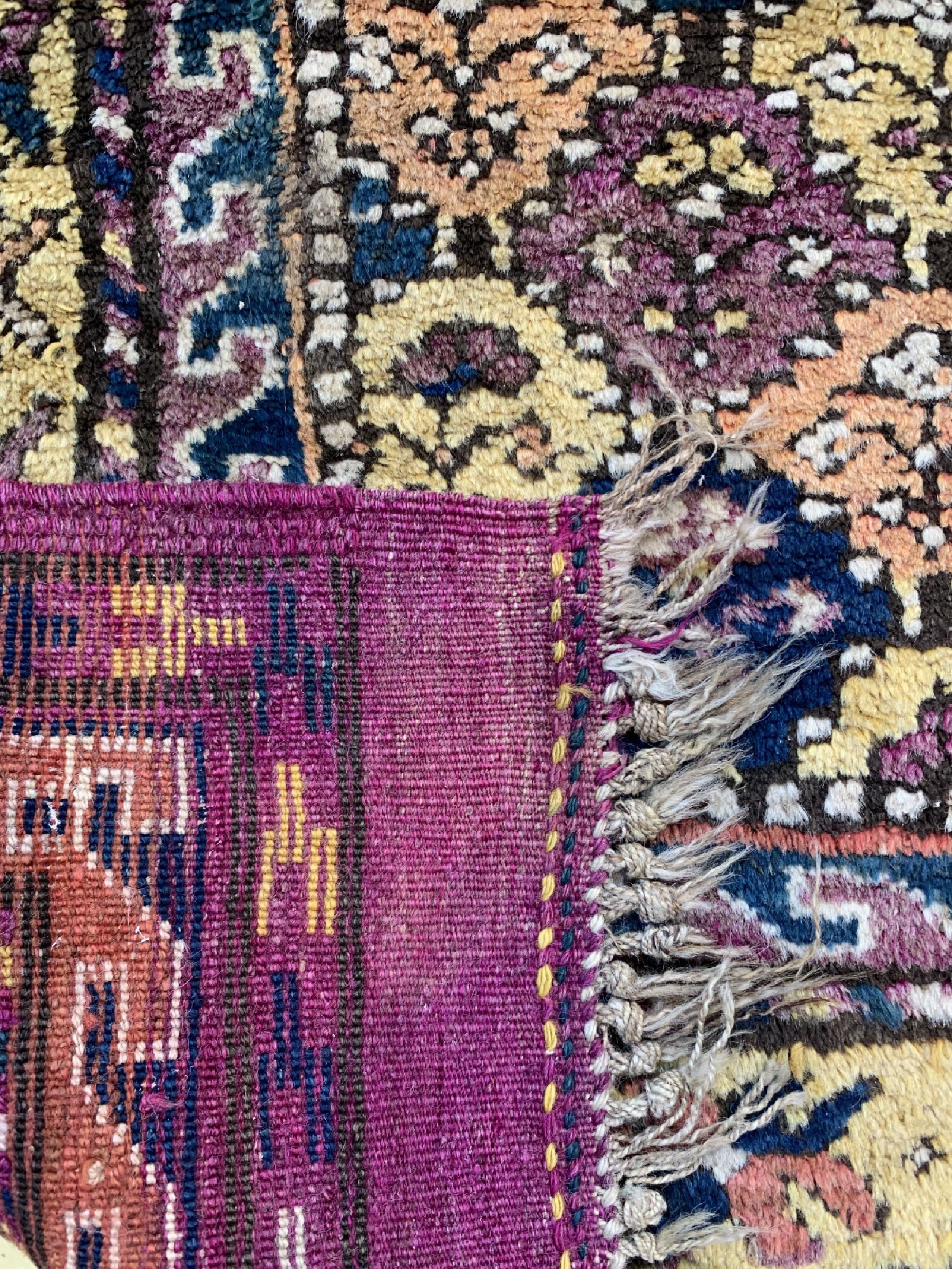Detail d: Kordi Dorfteppich, Persien, um 1900, Wolle auf Wolle, ca. 250 x 133 cm, EHZ:4