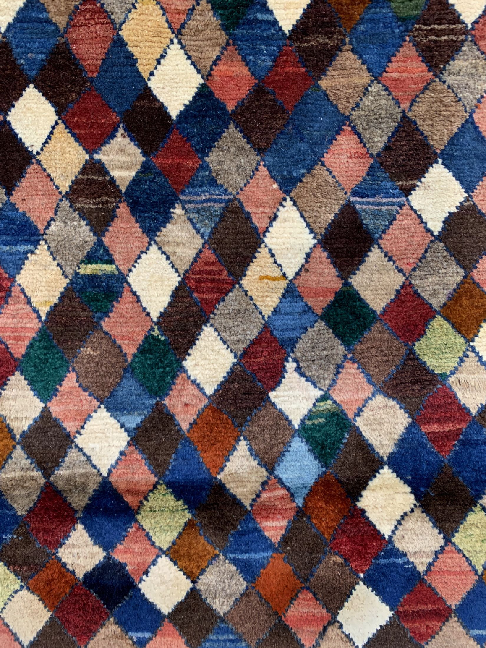 Detail c: Gabbeh alt, Persien, um 1950, Wolle auf Wolle, ca. 112 x 90 cm, EHZ: 4