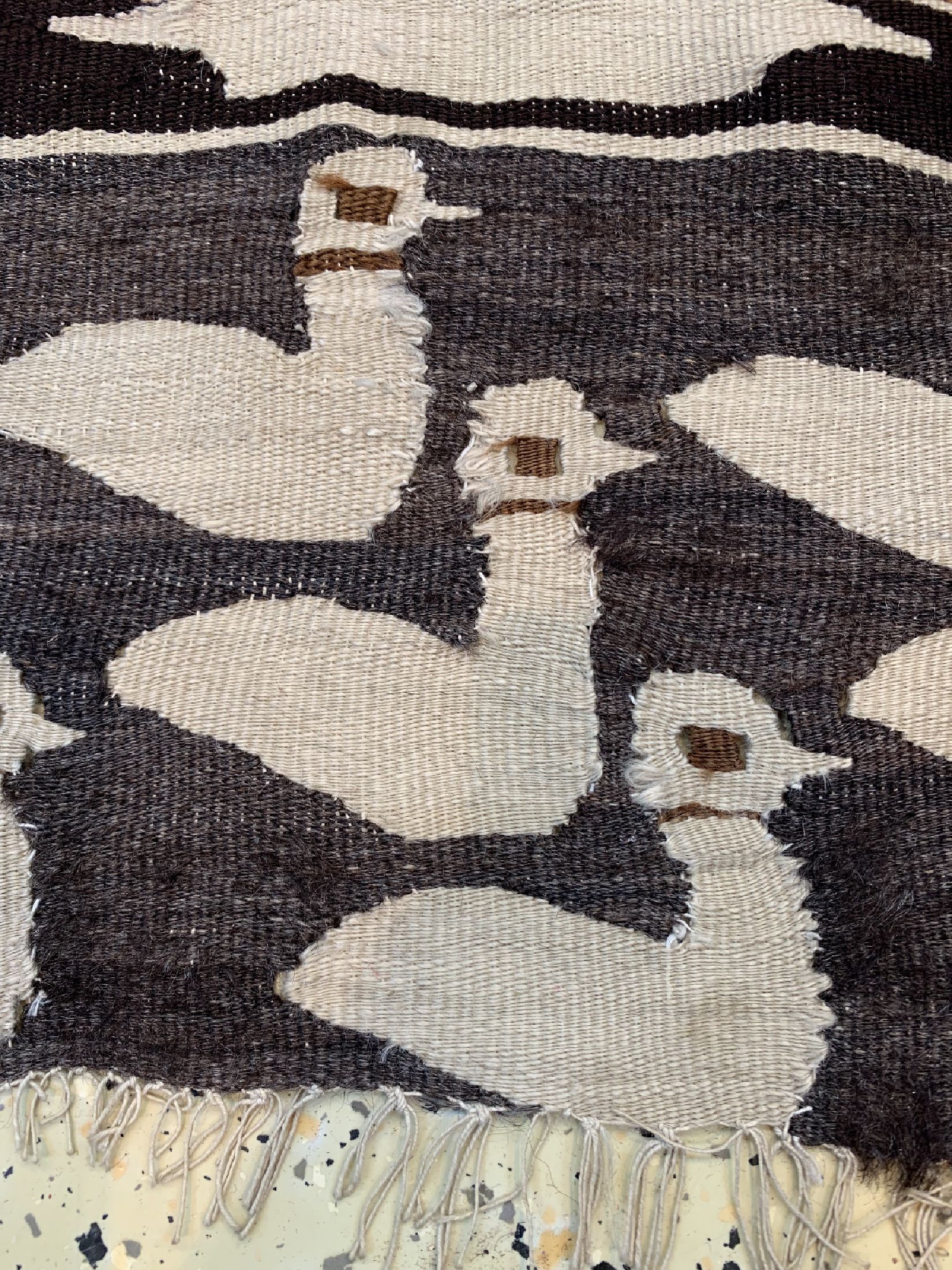 Detail c: Anatol Kelim, Türkei, um 1920, Wolle auf Wolle, ca. 150 x 100 cm, EHZ: 3