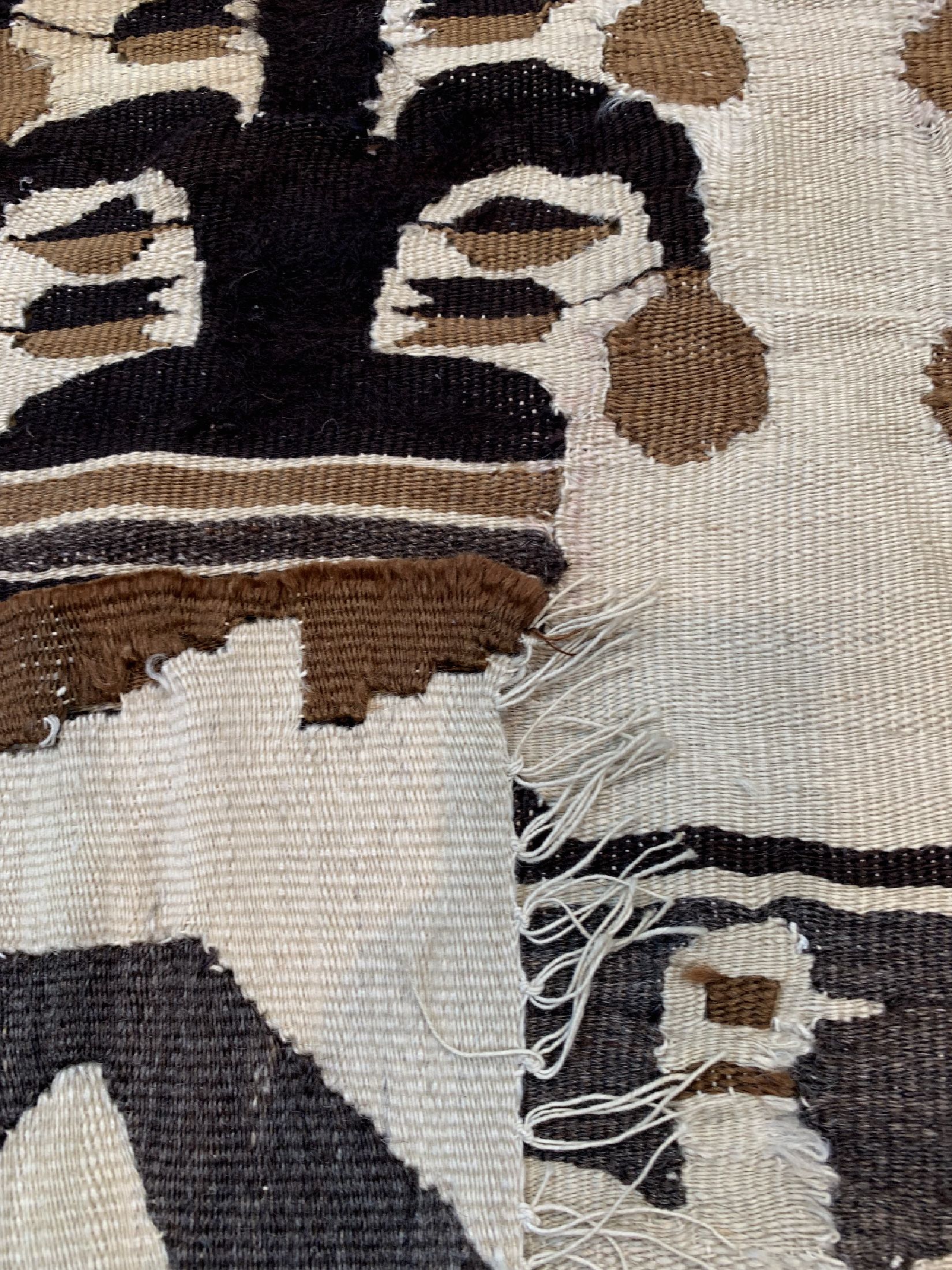 Detail d: Anatol Kelim, Türkei, um 1920, Wolle auf Wolle, ca. 150 x 100 cm, EHZ: 3