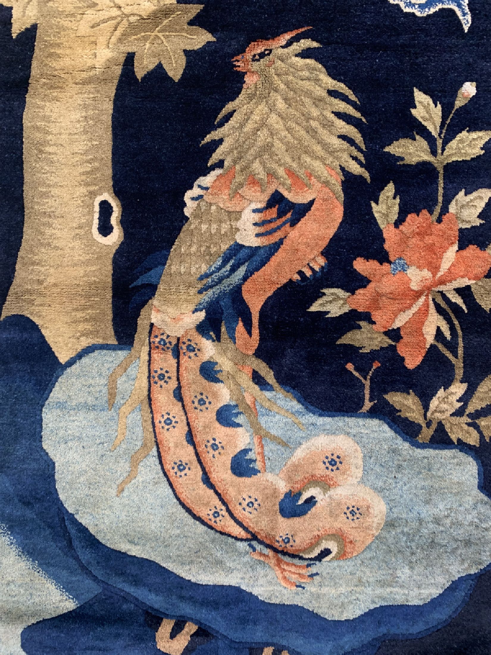 Detail a: Pao Tow antik, China, um 1900, Wolle auf Baumwolle, ca. 130 x 70 cm, EHZ: 2