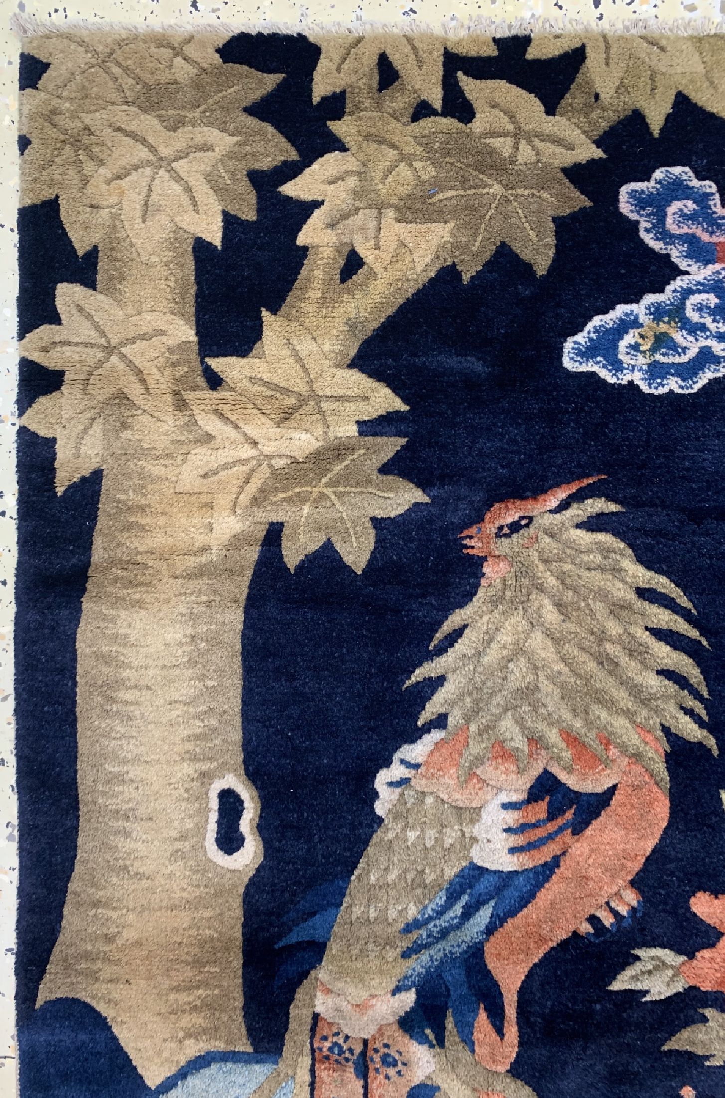 Detail b: Pao Tow antik, China, um 1900, Wolle auf Baumwolle, ca. 130 x 70 cm, EHZ: 2