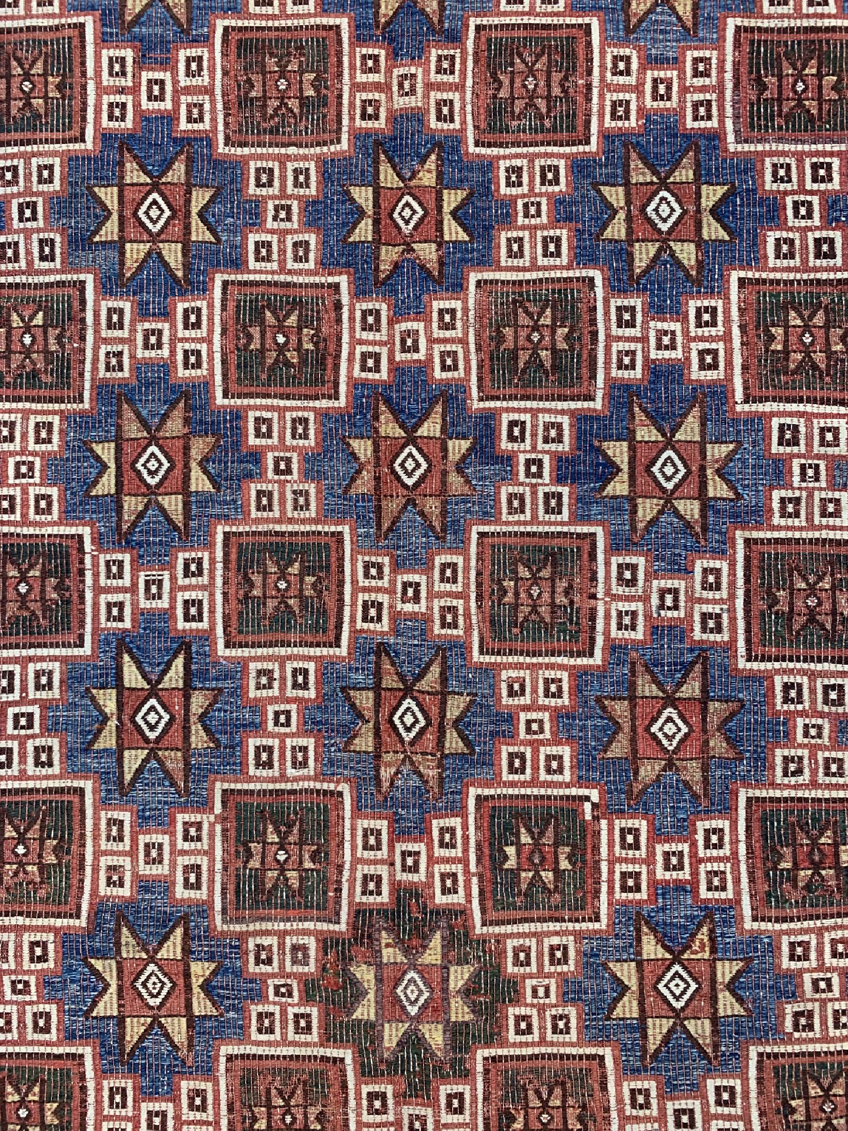 Detail c: Cicim antik, Türkei, um 1900, Wolle auf Wolle, ca. 270 x 140 cm, EHZ: 2-3