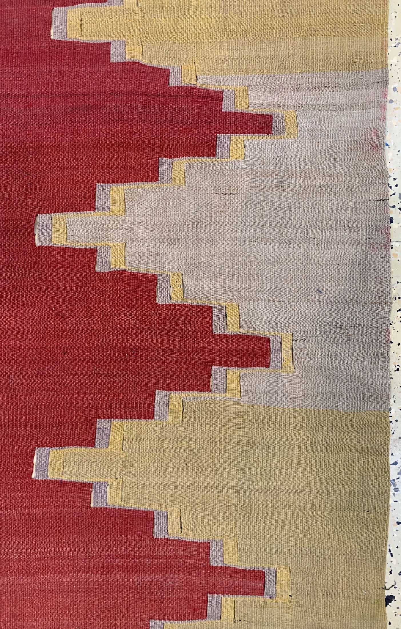 Detail c: Anatol Kelim antik, Türkei, um 1900, Wolle auf Wolle, ca. 240 x 140 cm, EHZ: 4