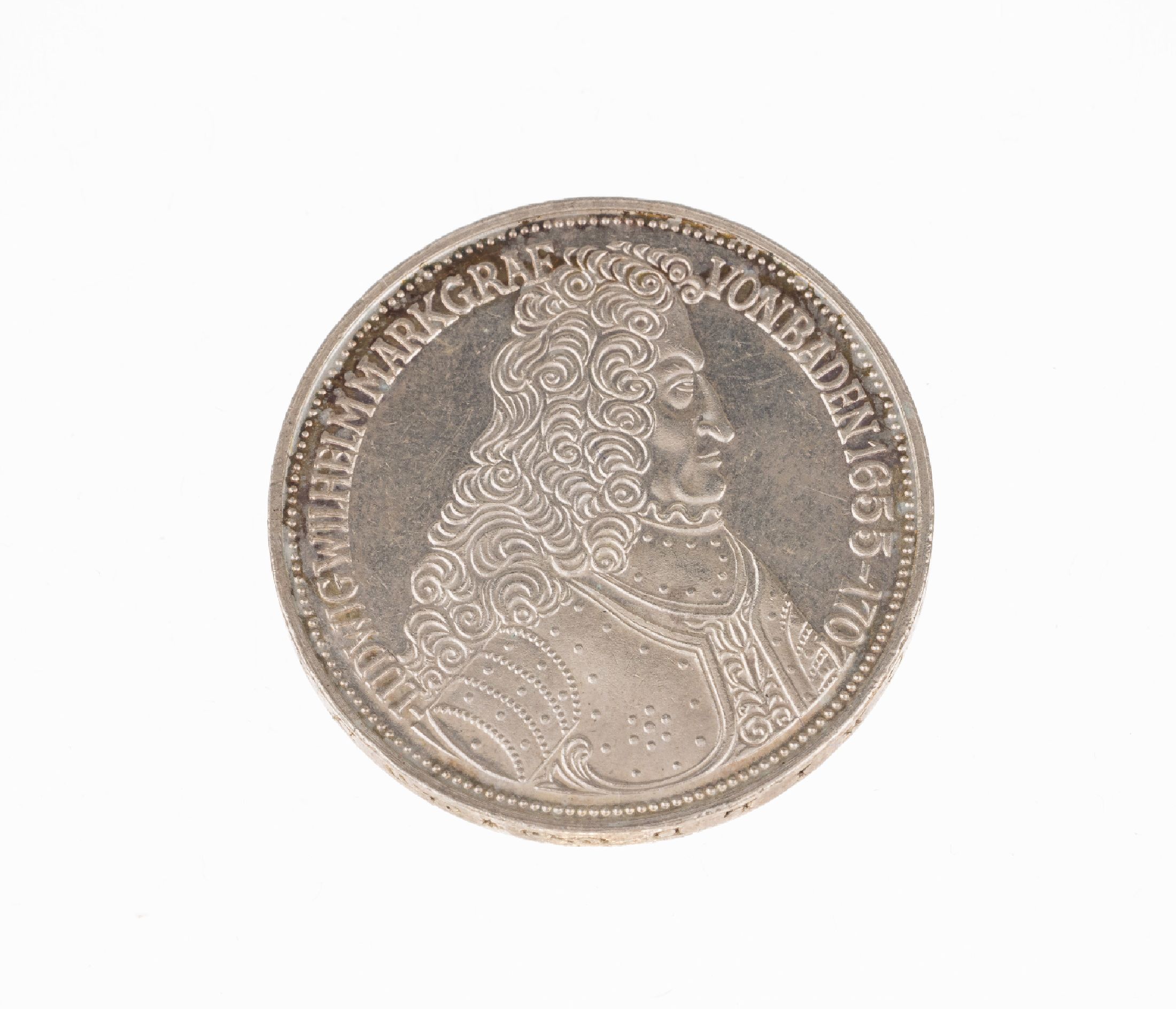 5 Deutsche Mark, Markgraf von Baden 1955, Prägeort G