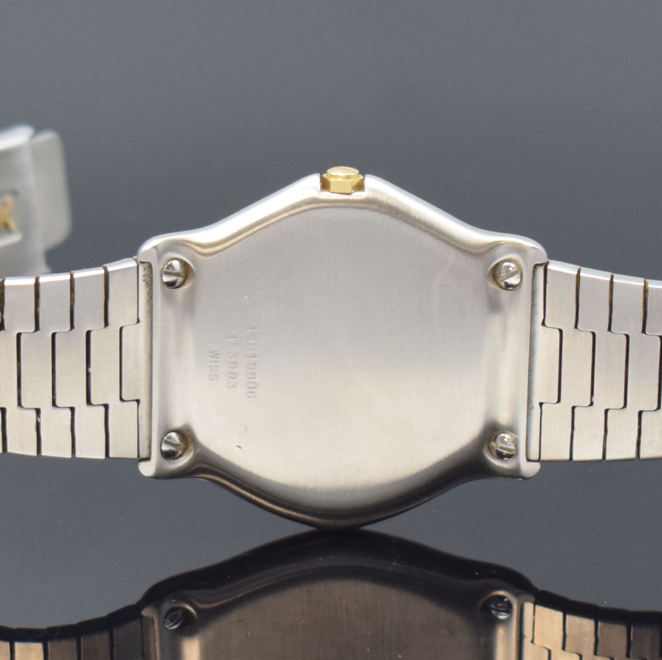 Detail d: EBEL Armbanduhr Sport Classic Referenz 183903, Schweiz um 1995, quarz, Edelstahl/Gold kombiniert inkl. Wellengliederband, Lünette gegen Geh. 5-fach ...