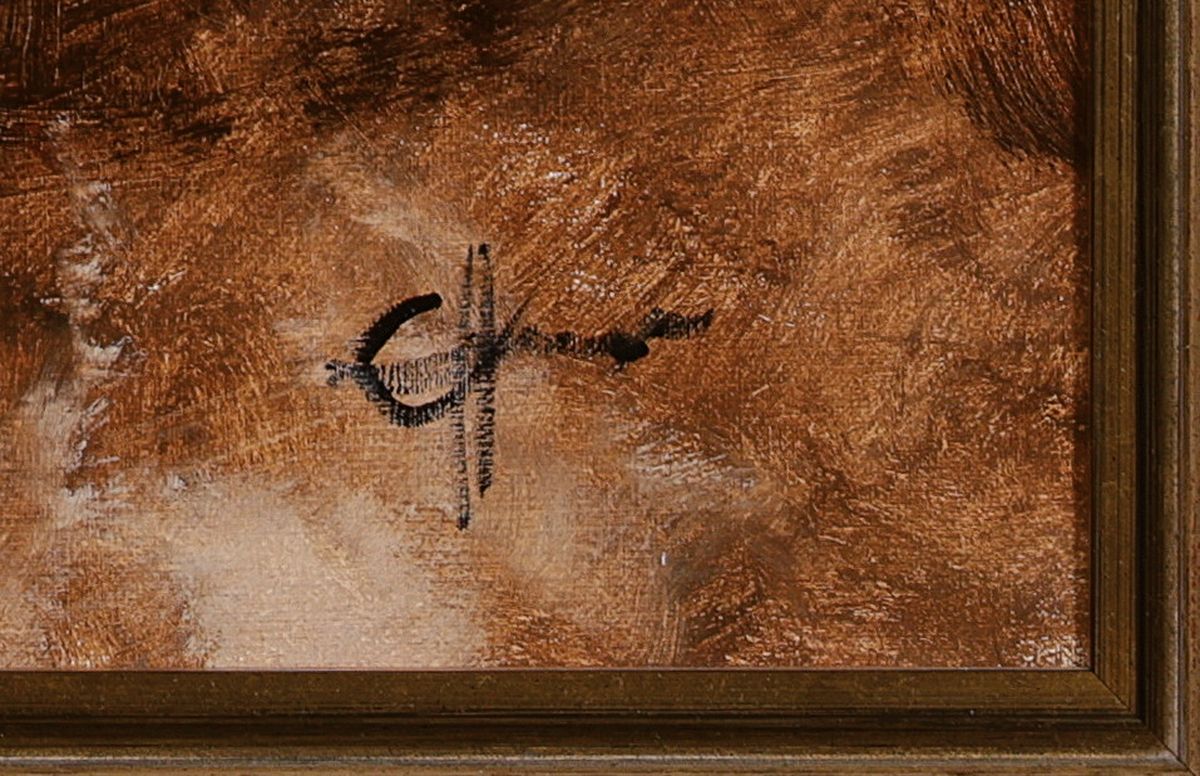 Detail a: Jul. Effner, 2. Hälfte 20. Jh., Ballett, Tänzerin, Öl/Lwd, signiert, ca. 70 x 80 cm, Rahmen l. besch.
