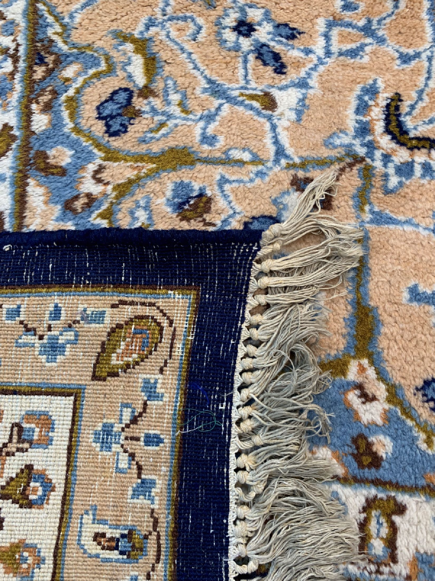 Detail d: Kerman, Persien, ca. 50 Jahre, Wolle auf Baumwolle, ca. 298 x 220 cm, EHZ: 2