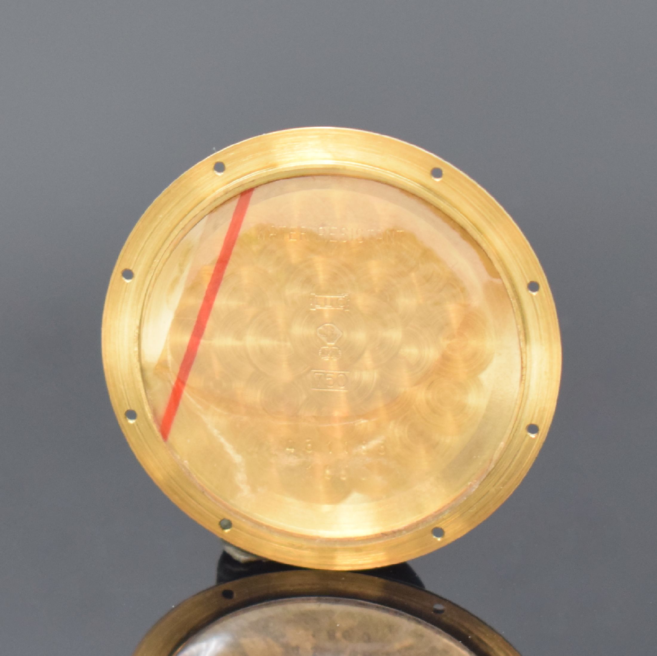Detail g: CHOPARD L.U.C limitierte Herrenarmbanduhr in GG 750/000 Referenz 16/1860, Schweiz um 2000, Automatik, beids. vergl. Geh. m. zweitem geschlossenen ...