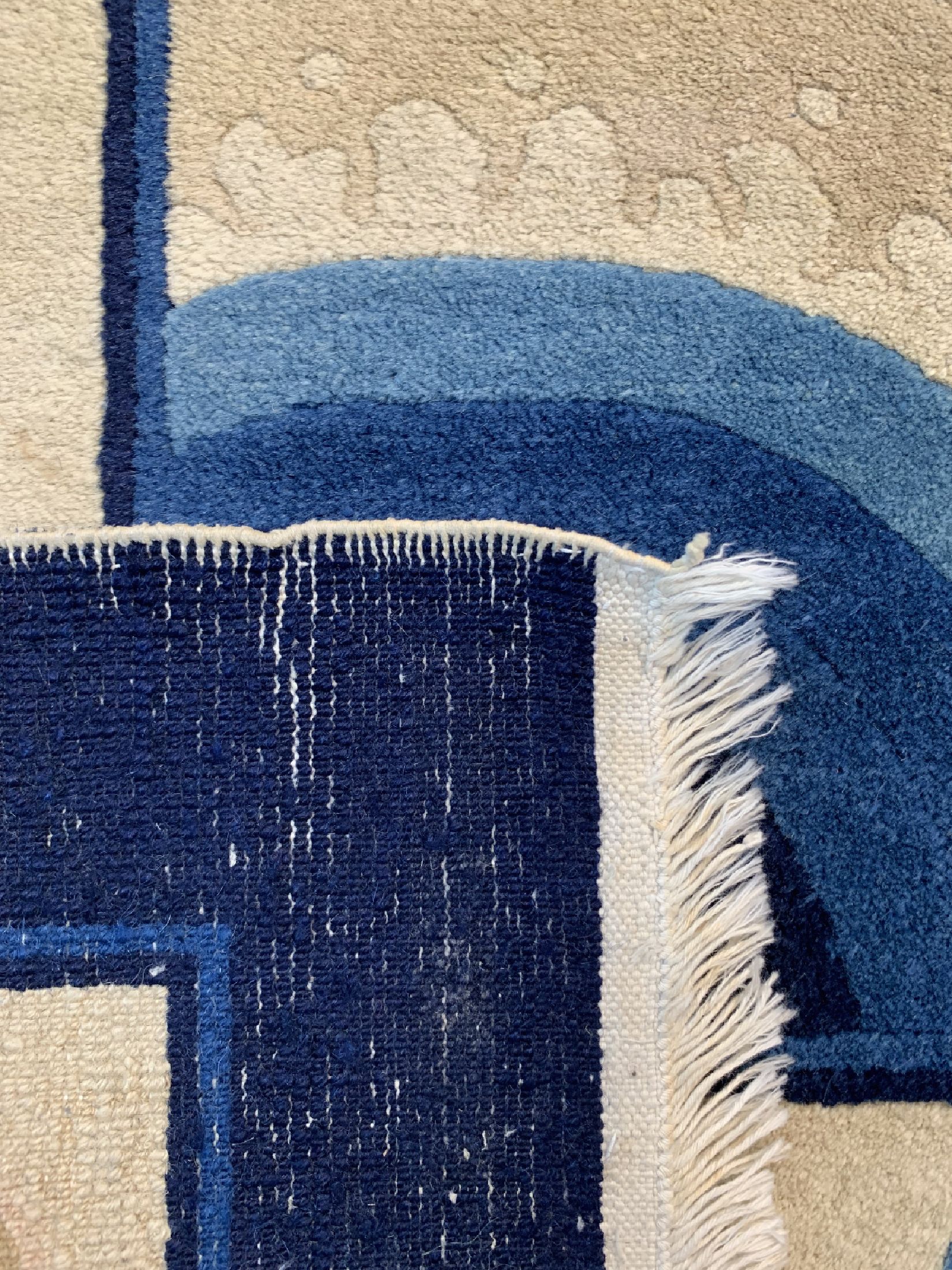 Detail i: Peking antik, China, um 1900, Wolle auf Baumwolle, ca. 353 x 283 cm, gereinigt, EHZ: 1-2