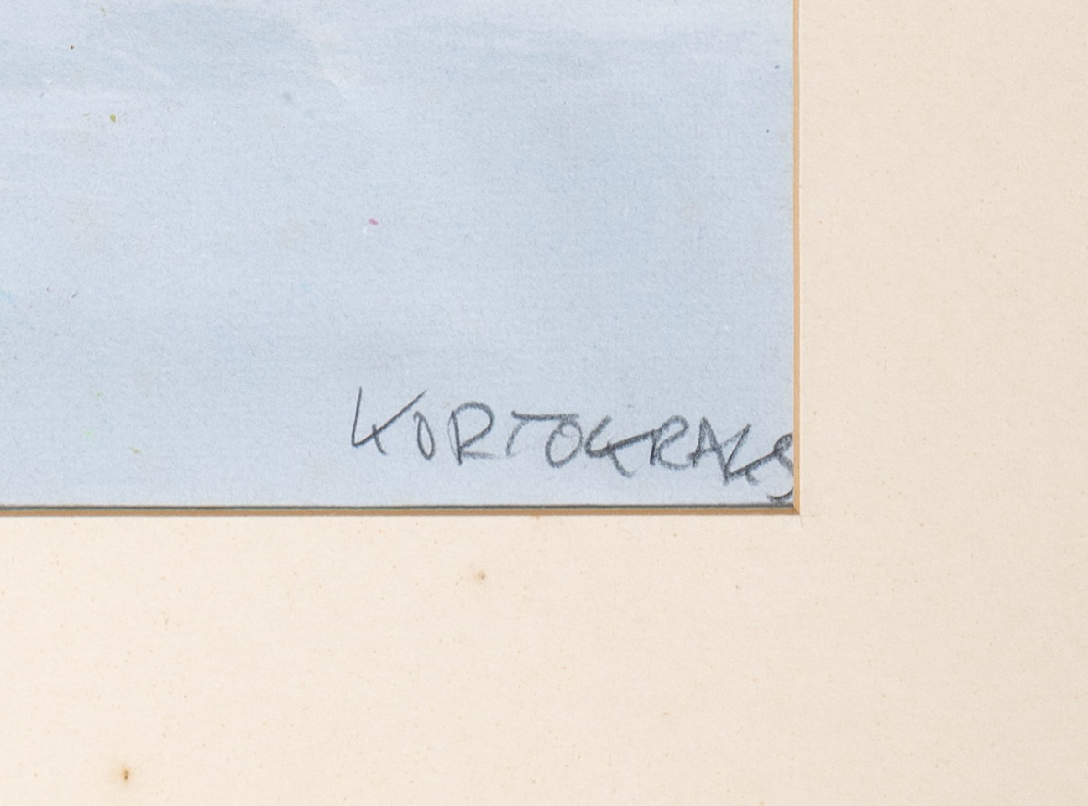 Detail a: Rudolf Kortokraks, 1928 Ludwigshafen am Rhein - 2014 Hallein, Studium an der Freien Kunstakademie Mannheim, hier großes Blumenstillleben, ...