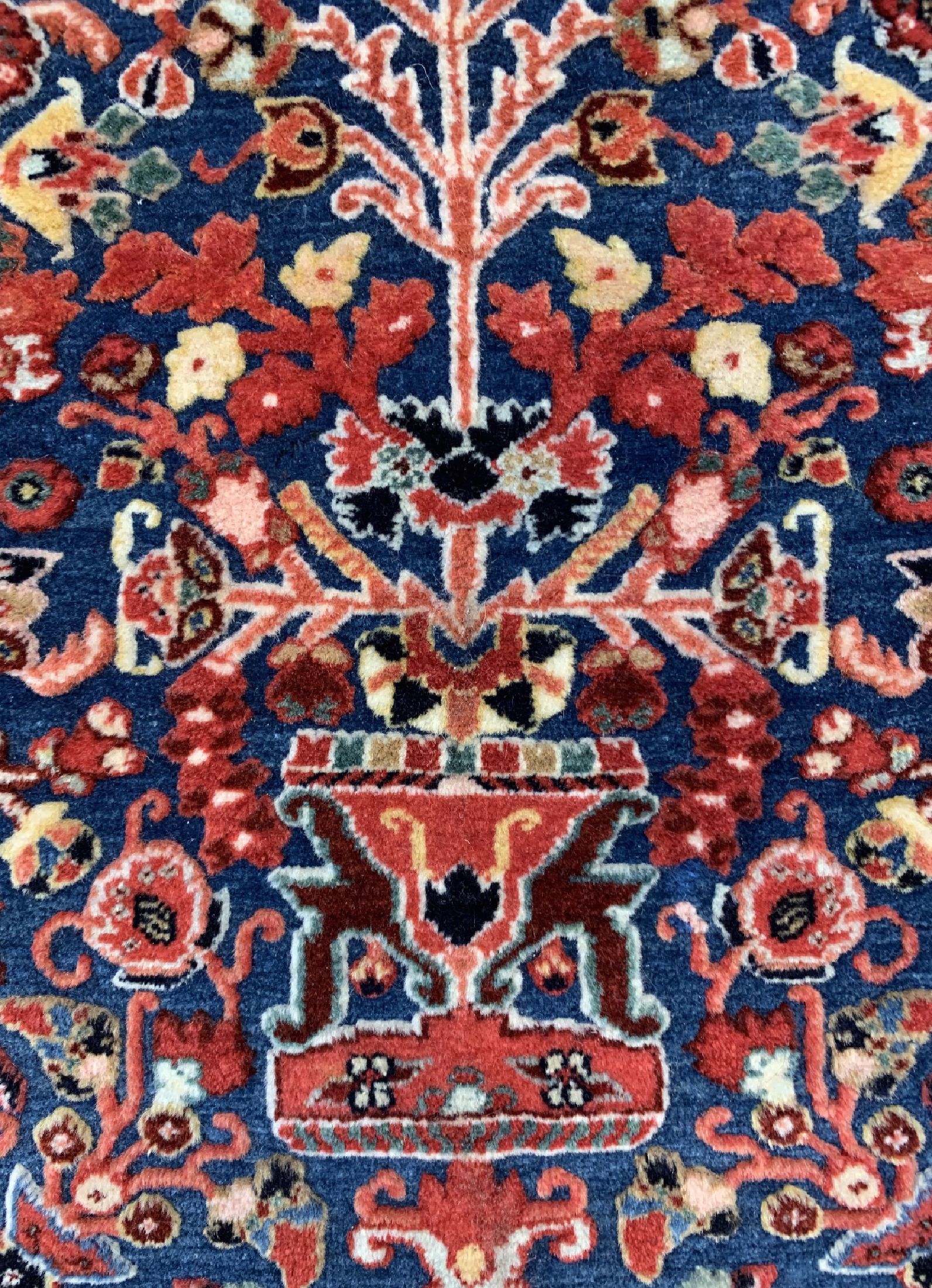 Detail a: Antiker Djosan"Suf", Persien, um 1900, Wolle auf Baumwolle, ca. 80 x 65 cm, EHZ: 2
