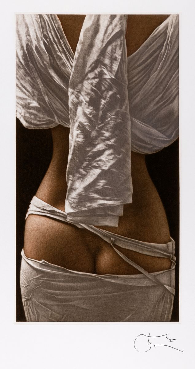 Willi Kissmer, geb. 1951, Rückenakt, re. unten mit Stempelsignatur, auf der Rückseite mit dem Nachlassstempel von Willi Kissmer, ca. 53x33 cm