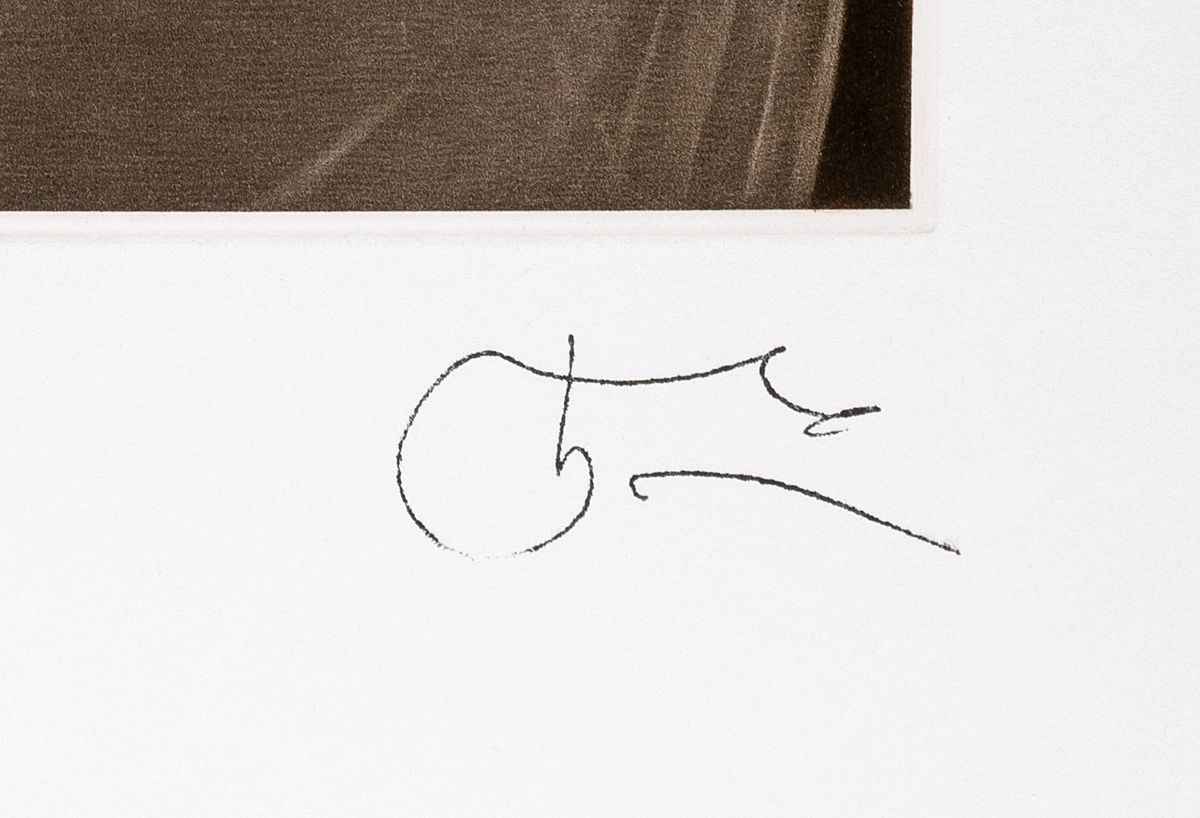 Detail a: Willi Kissmer, geb. 1951, Rückenakt, re. unten mit Stempelsignatur, auf der Rückseite mit dem Nachlassstempel von Willi Kissmer, ca. 53x33 cm