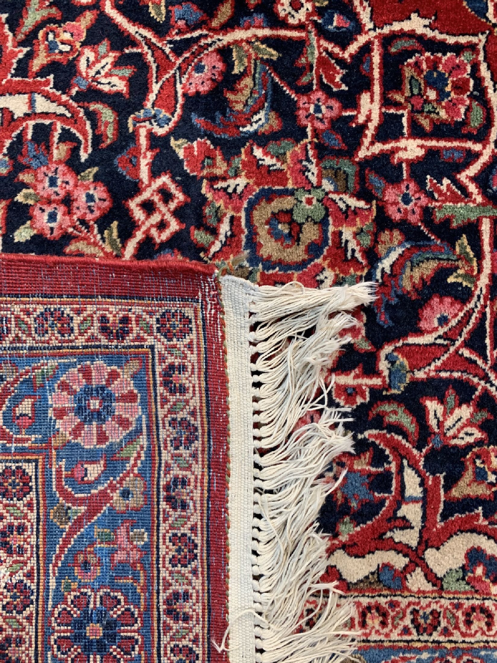 Detail d: Keschan Kork alt, Persien, um 1950, Korkwolle auf Baumwolle, ca. 414 x 300 cm, EHZ: 2