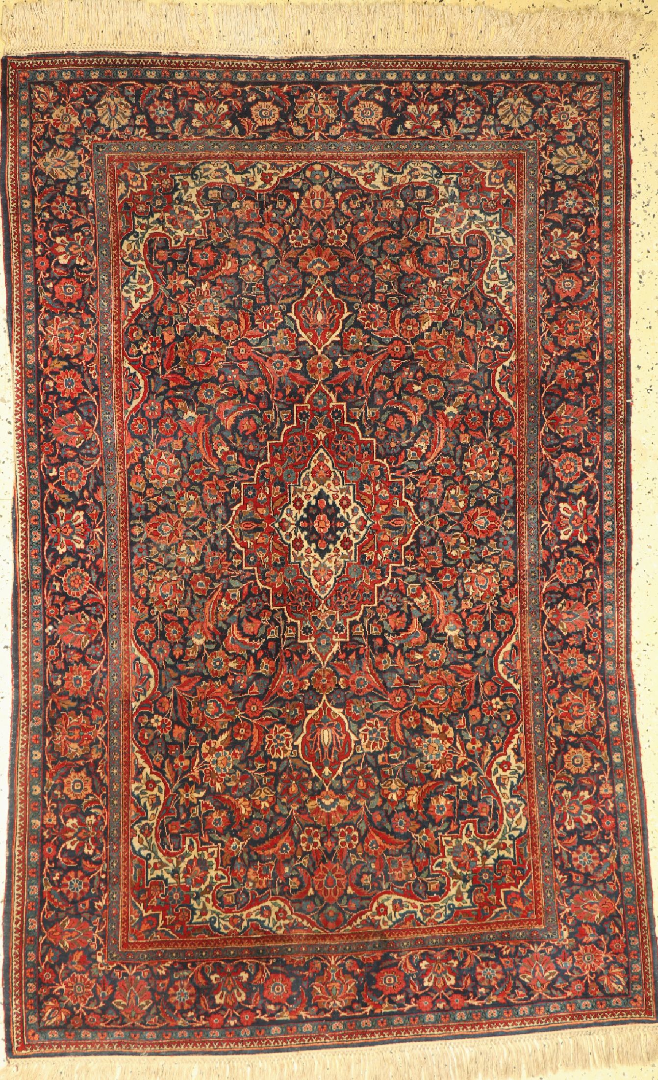 Keschan Kork alt, Persien, um 1930, Korkwolle auf Baumwolle, ca. 204 x 137 cm, EHZ: 3