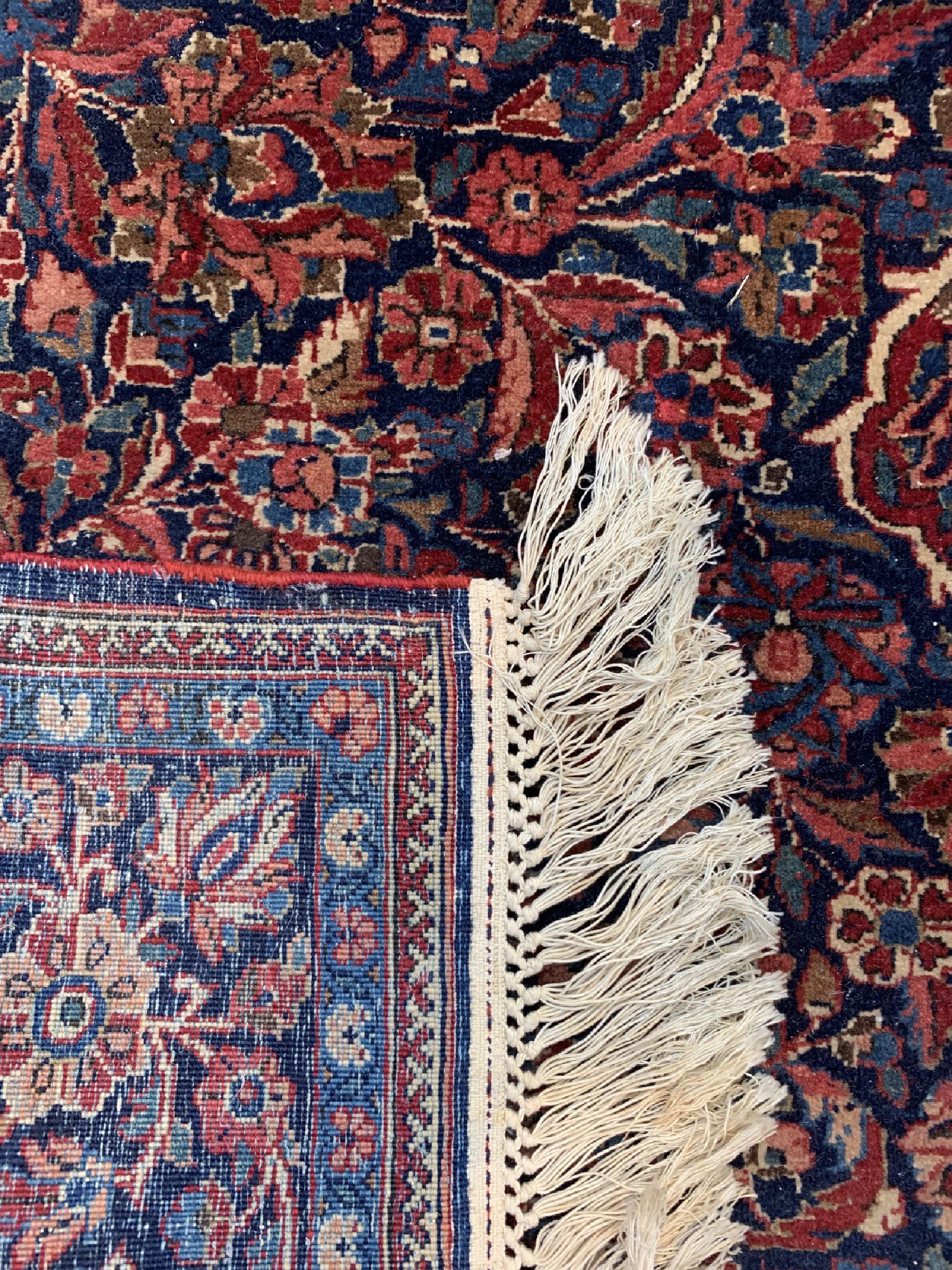Detail d: Keschan Kork alt, Persien, um 1930, Korkwolle auf Baumwolle, ca. 204 x 137 cm, EHZ: 3