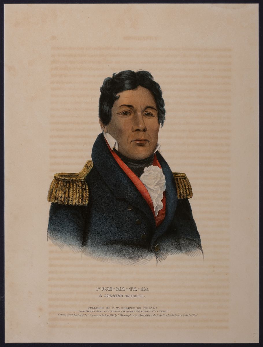 Thomas Loraine McKenney (1785-1859) und James Hall (1793-1868): eine Lithographie aus "History of the Indian Tribes of North America", ...
