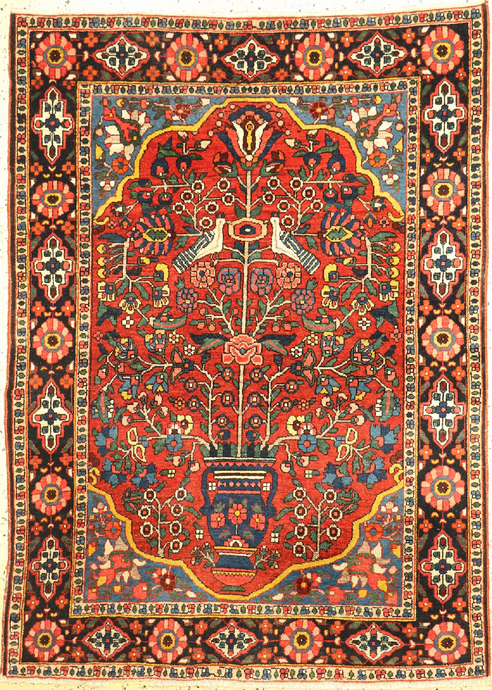 Bachtiar alt, Persien, um 1940/1950, Wolle auf Baumwolle, ca. 200 x 147 cm, EHZ: 2