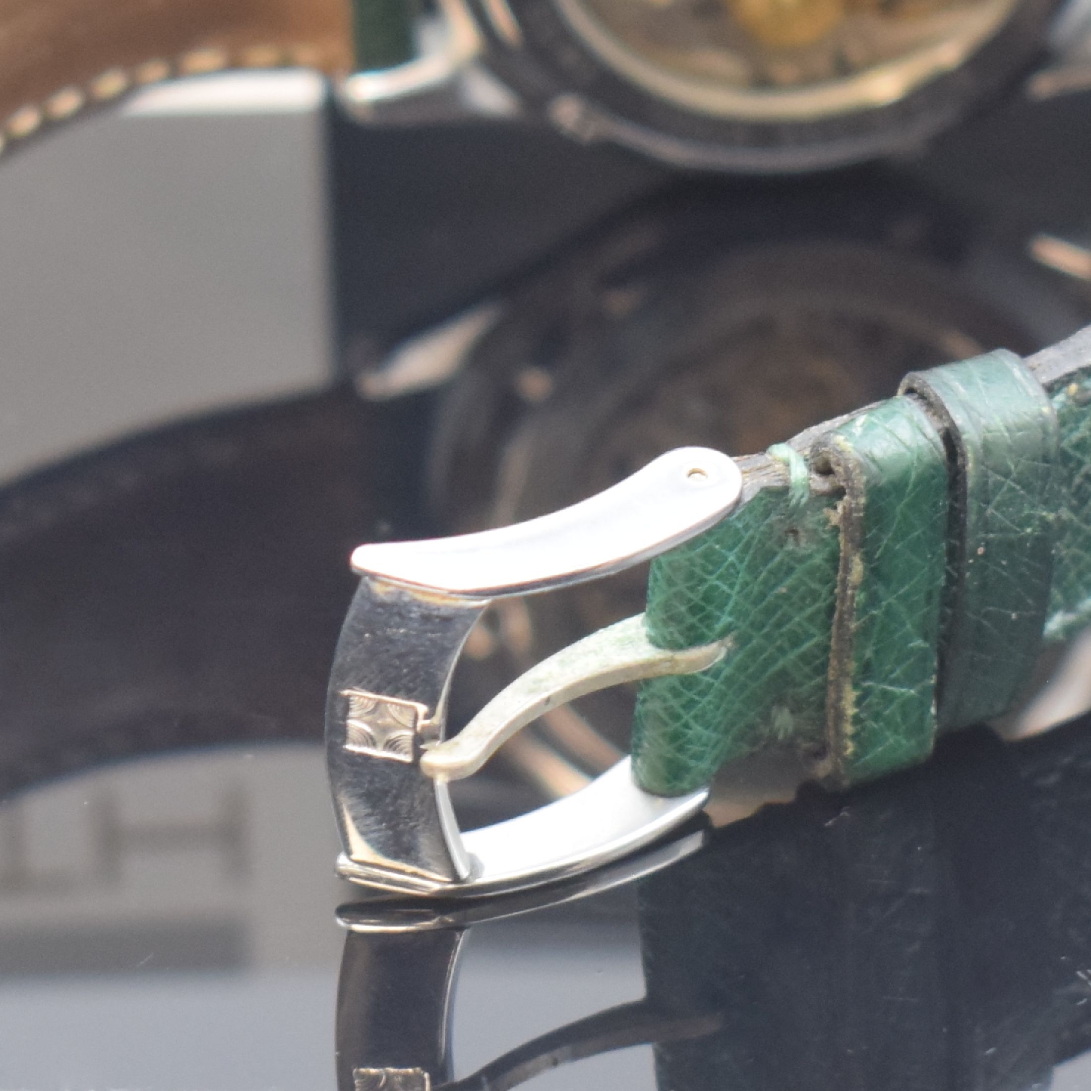 Detail b: ZENITH Prime Herrenarmbanduhr mit Chronograph Referenz 01-0010.420, Schweiz um 1999, Handaufzug, beids. vergl. Edelstahlgeh., Boden geschr., ...