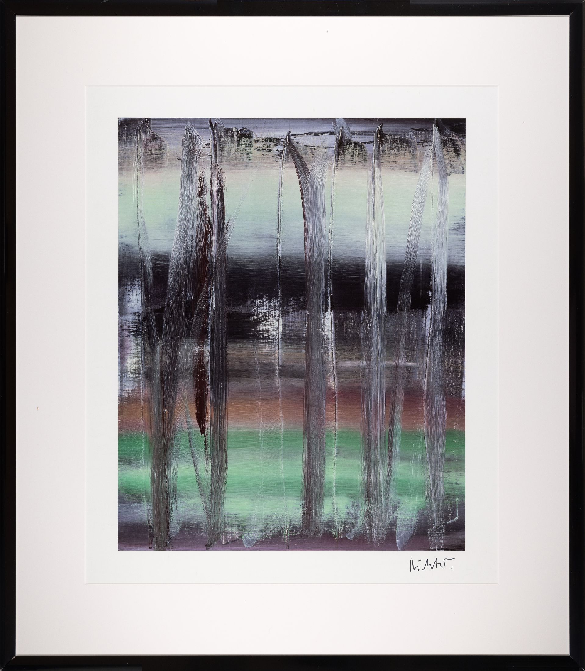 Gerhard Richter, geb. 1932, "Abstraktes Bild 753-9", handsign., Offsetlithografie in frequenzmoduliertem Raster auf "Prestige matt ...