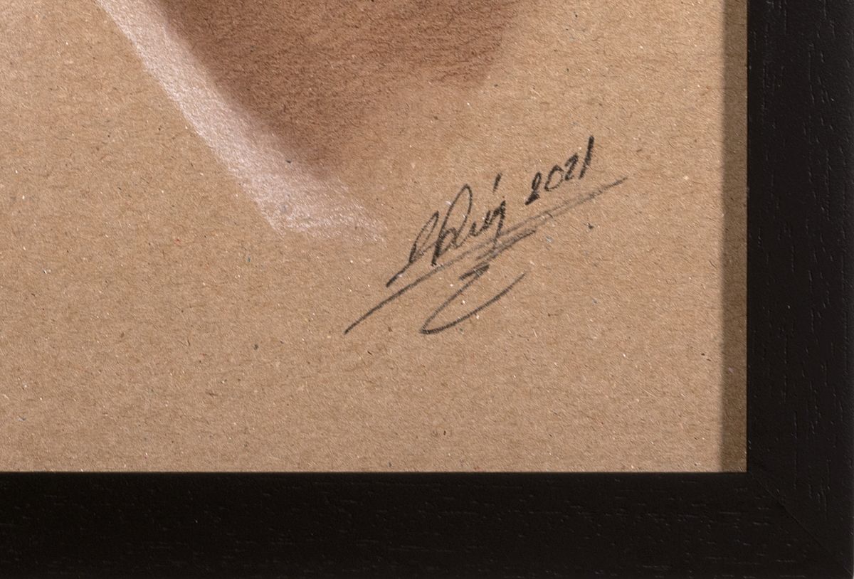 Detail c: Denis Prenzel, geb. 1971, Konvolut aus 3 Pastellzeichnungen auf dickem Papier, handsign., Akt, dat. 2021, Denis Prenzel wurde 1971 in Novi Pazar ...