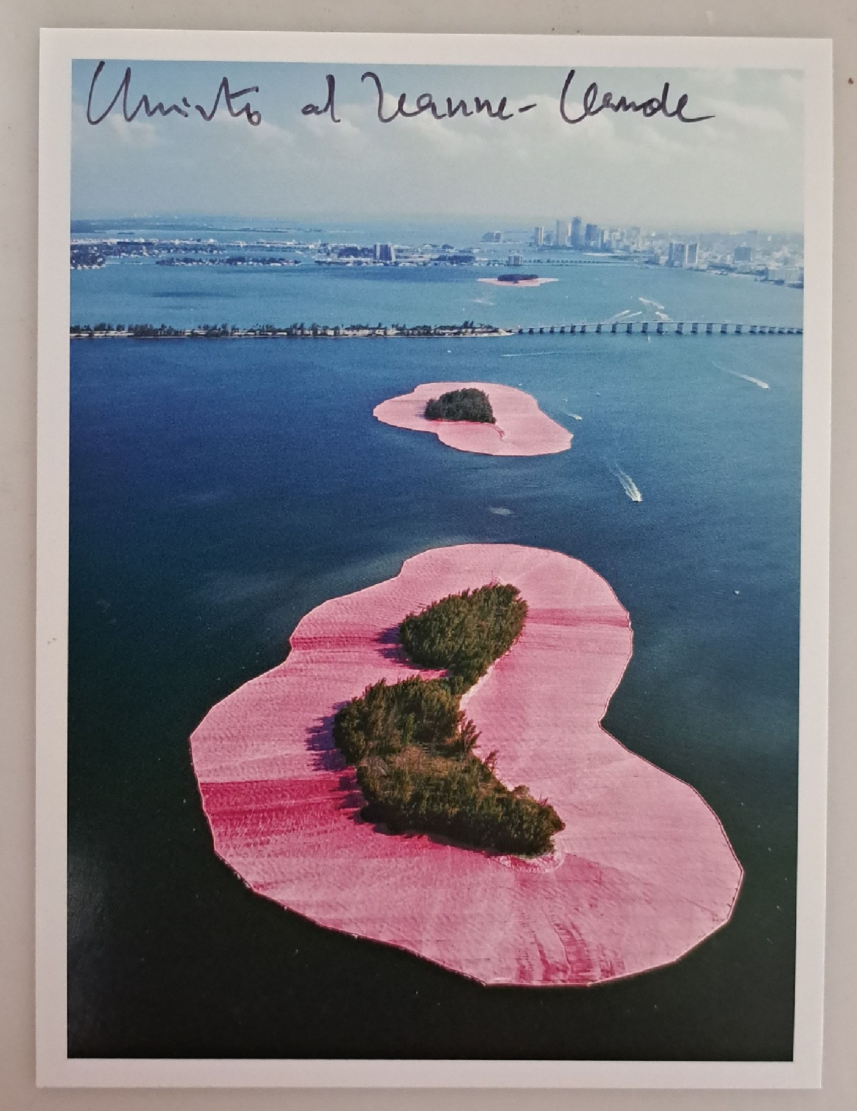 Detail c: Christo und Jean-Claude, Konvolut aus 2 Offsets aus drei verschiedenen Projekten, "Surrounded Islands, Biscayne Bay, Greater Miami", ...