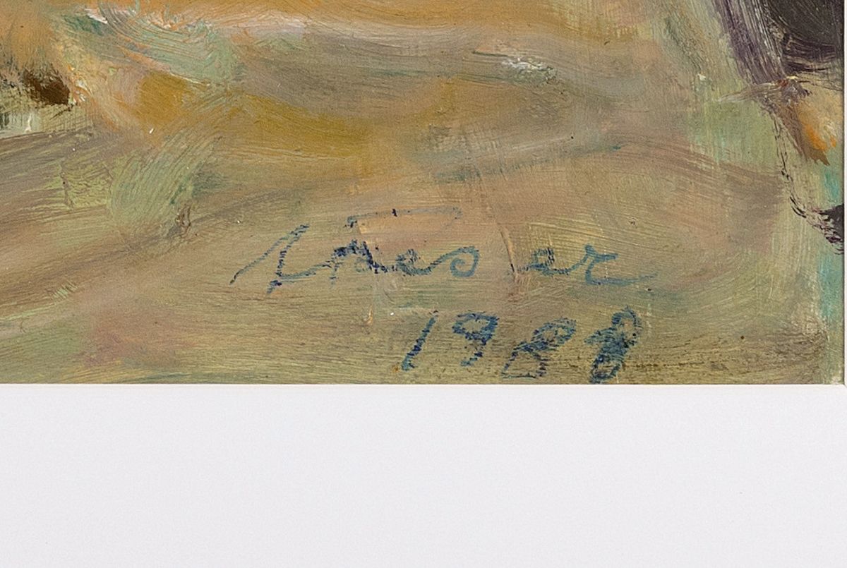 Detail a: Albert Feser, 1901-1993, war ein deutscher impressionistischer Maler und Kunsterzieher. Seine Werke sind vertreten in der Hamburger Kunsthalle, im ...