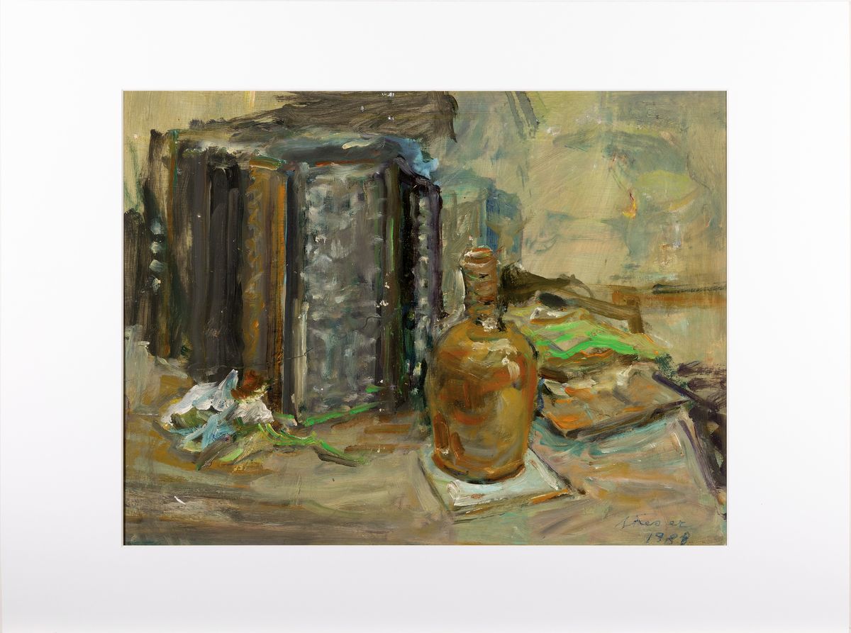 Detail k: Albert Feser, 1901-1993, war ein deutscher impressionistischer Maler und Kunsterzieher. Seine Werke sind vertreten in der Hamburger Kunsthalle, im ...