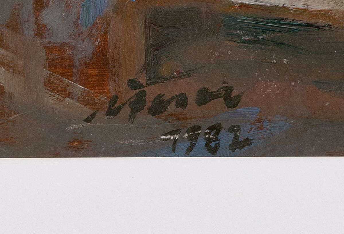 Detail a: Albert Feser, 1901-1993, war ein deutscher impressionistischer Maler und Kunsterzieher. Seine Werke sind vertreten in der Hamburger Kunsthalle, im ...