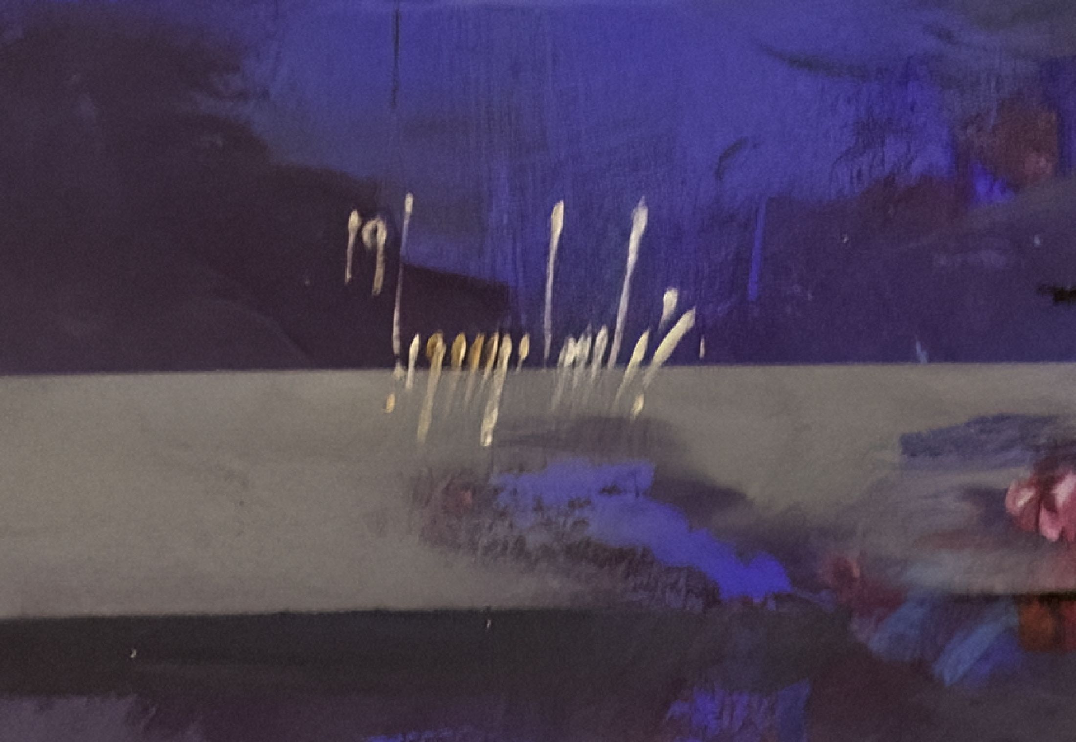 Detail a: Abbas Al-Mosawi, geb. 1952, Bahrain, Schüler von Ahmed Baqer, Acryl/Lwd, sign., dat., ca. 190x198 cm