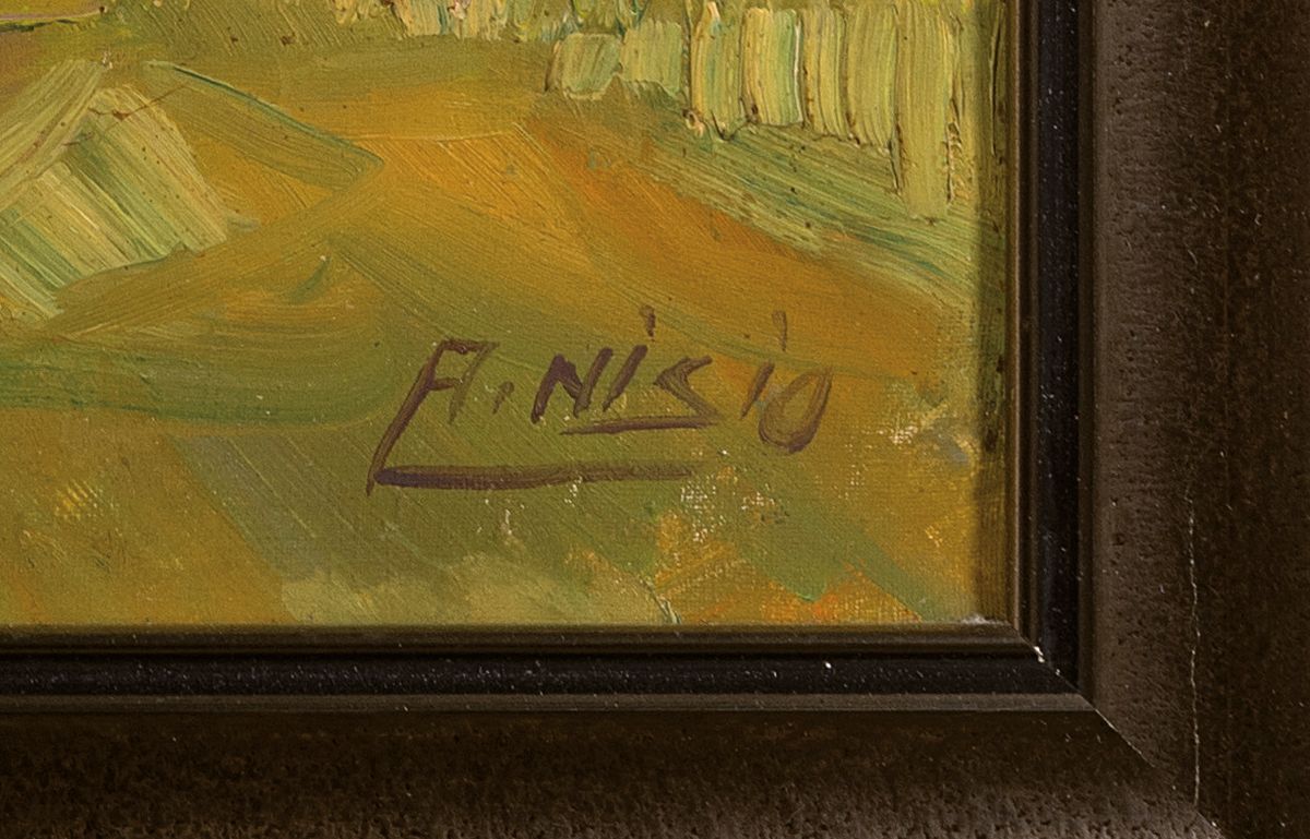 Detail a: Arthur Nisio, 1906-1974, brasilianischer Maler, der von 1938-1947 in Deutschland lebte und Schüler von max Bergmann war, wurde später in Sao Paolo ...