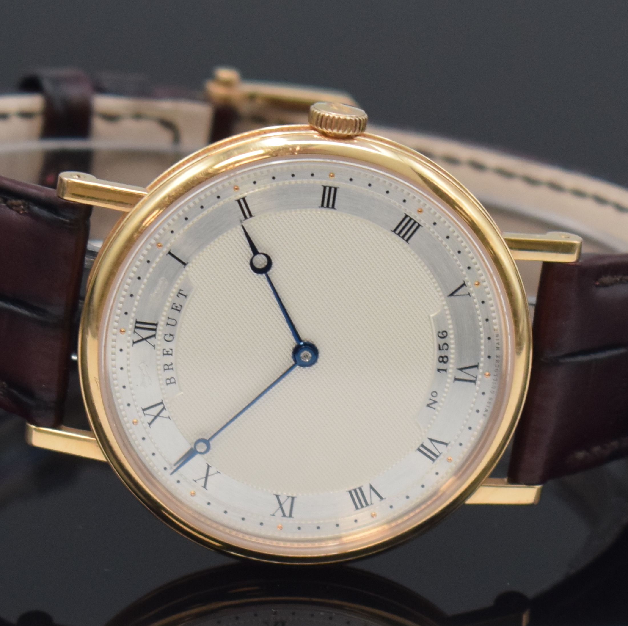 Detail a: BREGUET Classique feine Herrenarmbanduhr in RoseG 750/000 Referenz 5157BR 11 9V6, Schweiz verk. lt. beil. Garantiezertifikat 03/2023, Automatik, ...